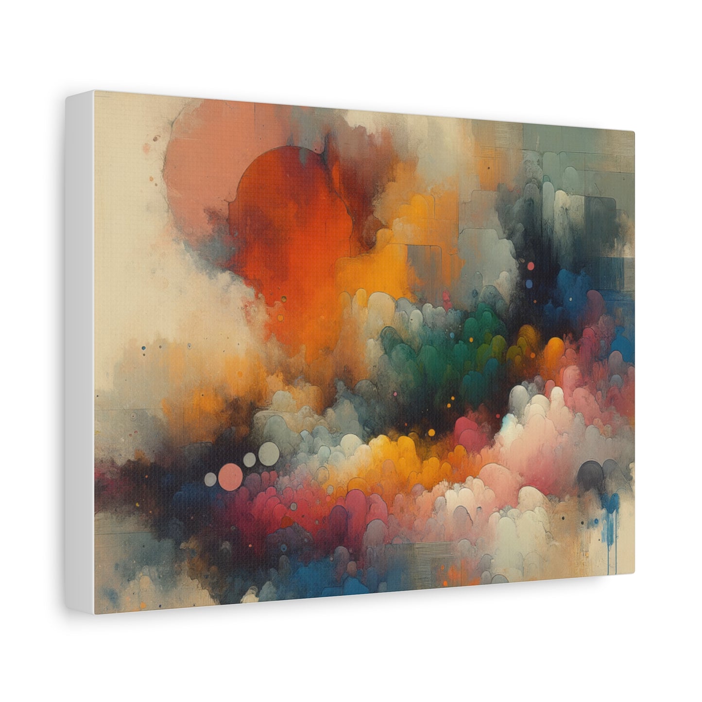 Colorful Abstract Clouds - Matte Canvas, Stretched, 1.25"