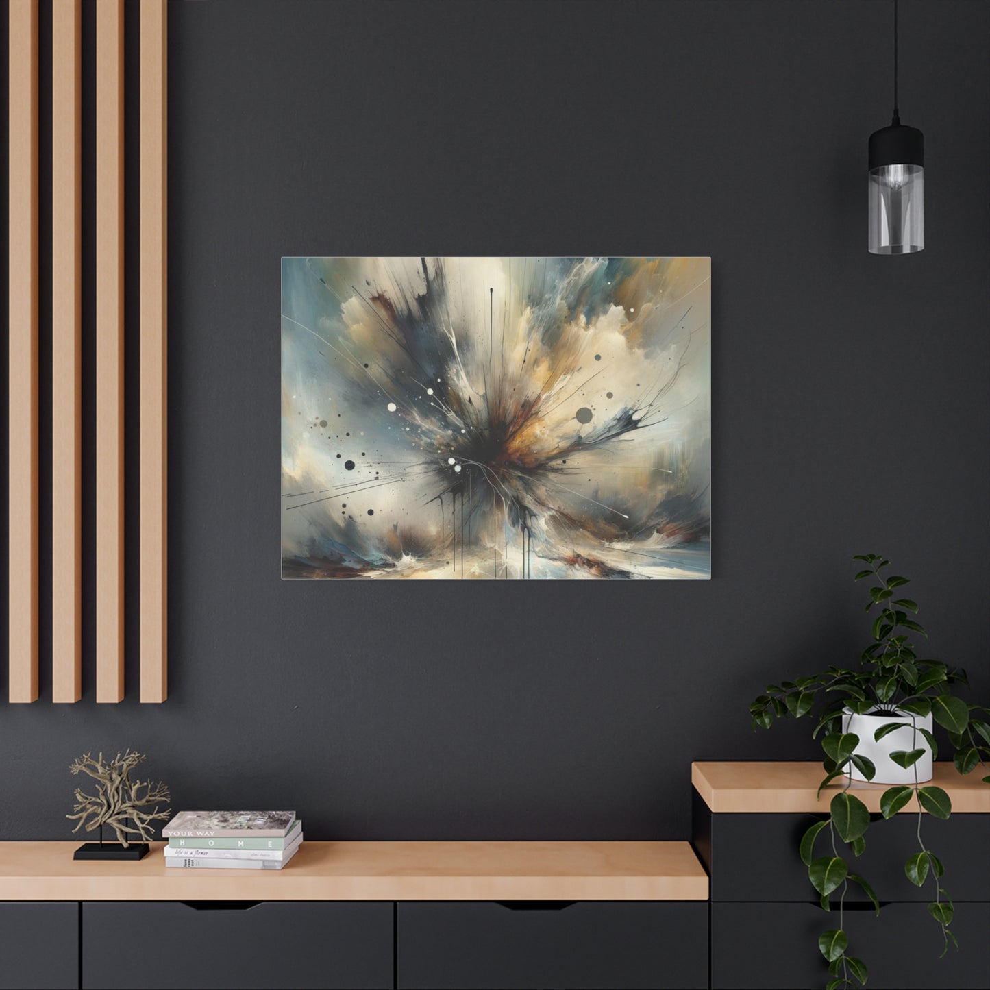 Abstract Explosion - Matte Canvas, Stretched, 1.25"