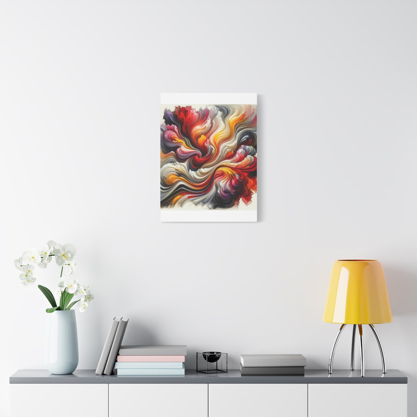 Vibrant Abstract Swirls - Matte Canvas, Stretched, 1.25"