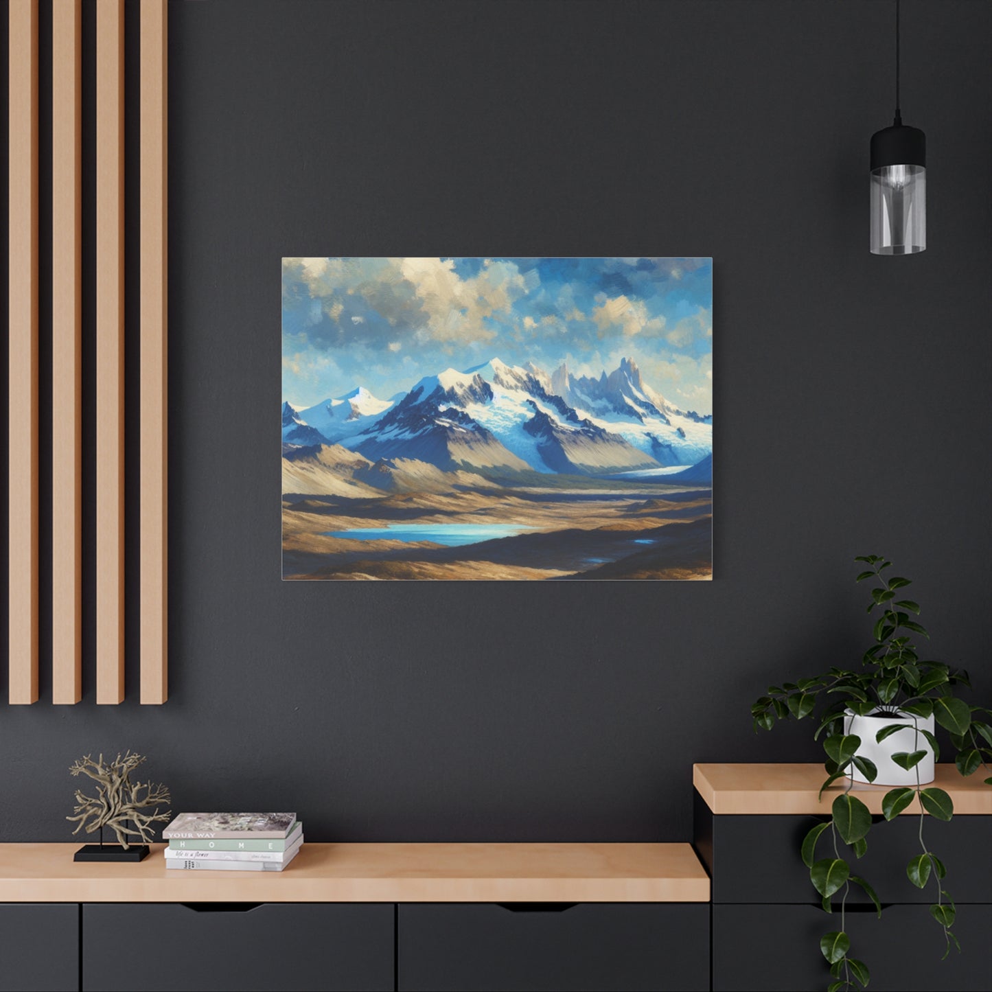 Mountain Landscape - Matte Canvas, Stretched, 1.25"