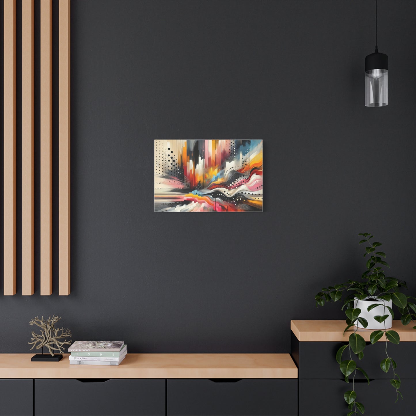 Abstract Color Symphony - Matte Canvas, Stretched, 1.25"