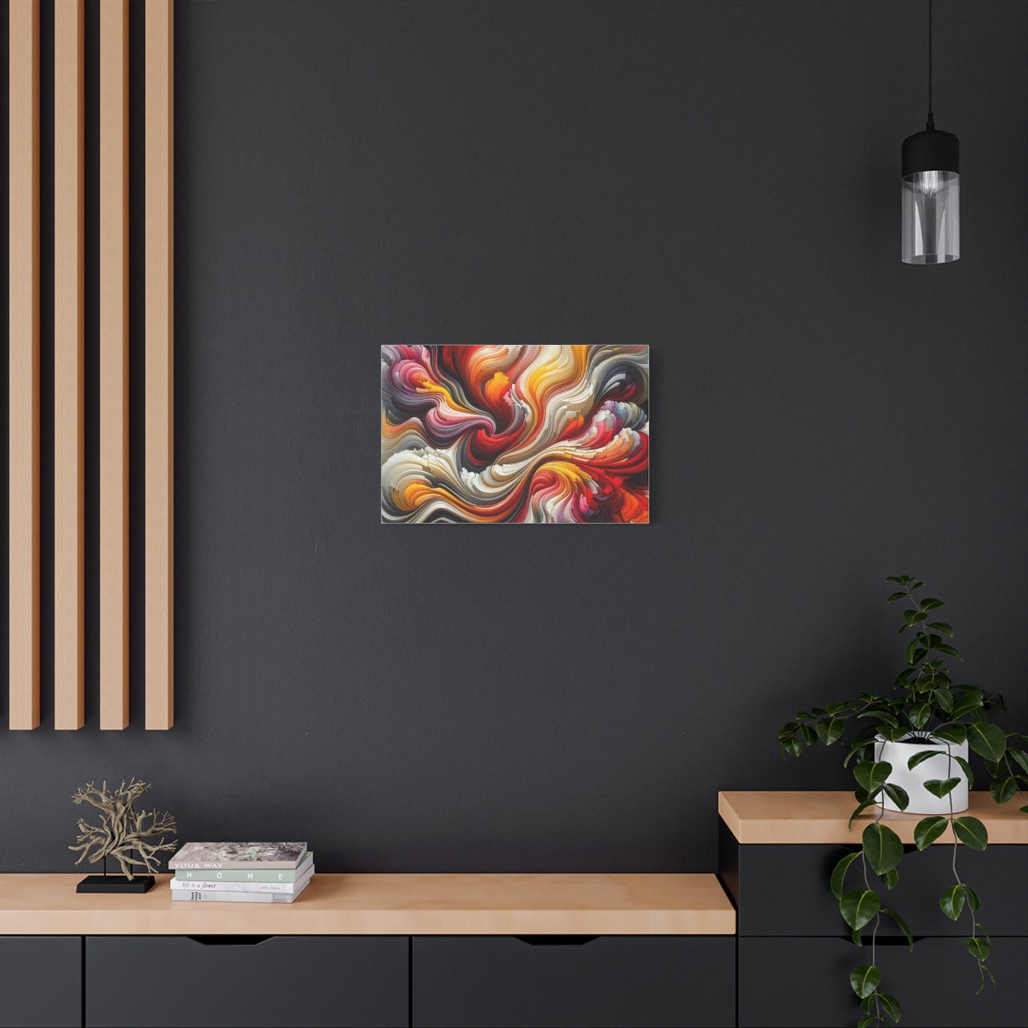 Vibrant Abstract Swirls - Matte Canvas, Stretched, 1.25"