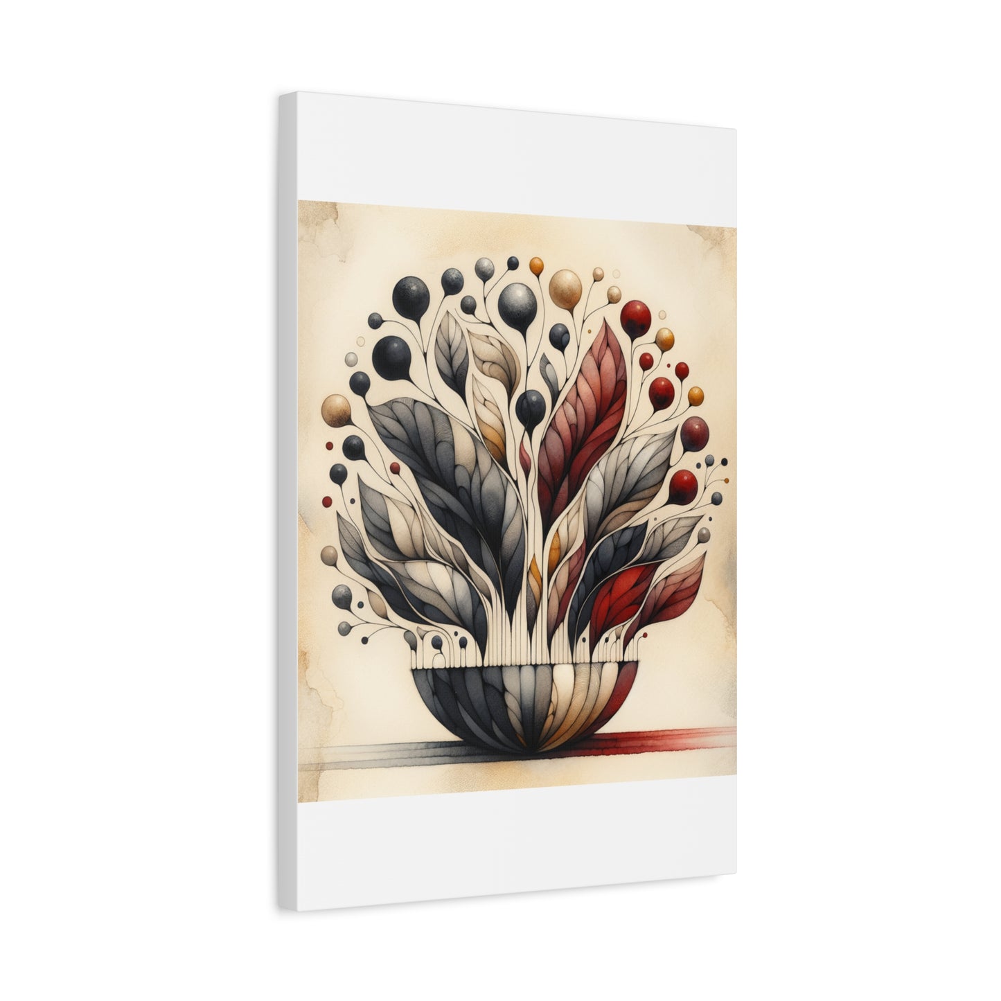 Abstract Floral Art - Matte Canvas, Stretched, 1.25"