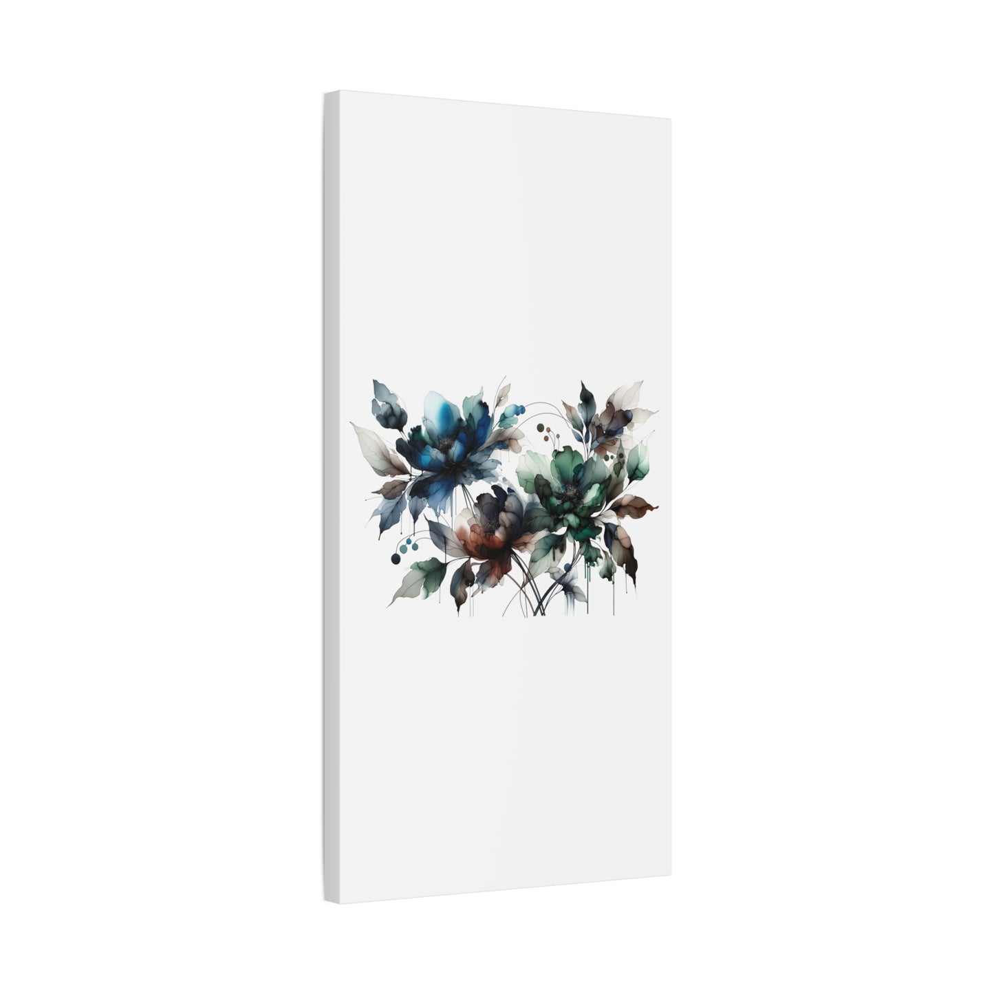 Abstract Floral Artwork - Matte Canvas, Stretched, 1.25"