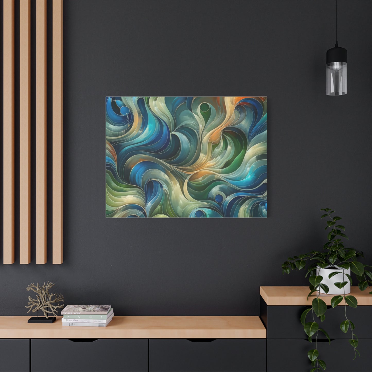 Abstract Swirls - Matte Canvas, Stretched, 1.25"