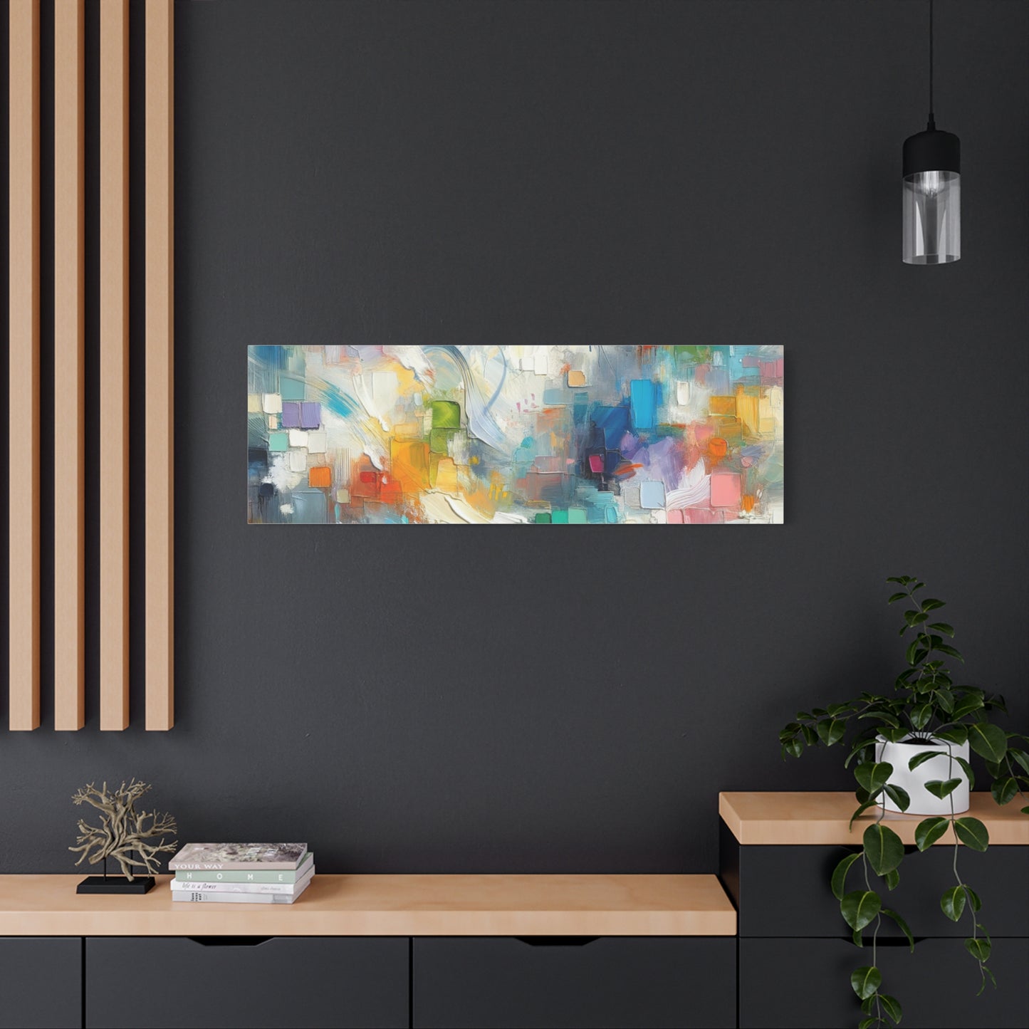 Abstract Color Burst - Matte Canvas, Stretched, 1.25"