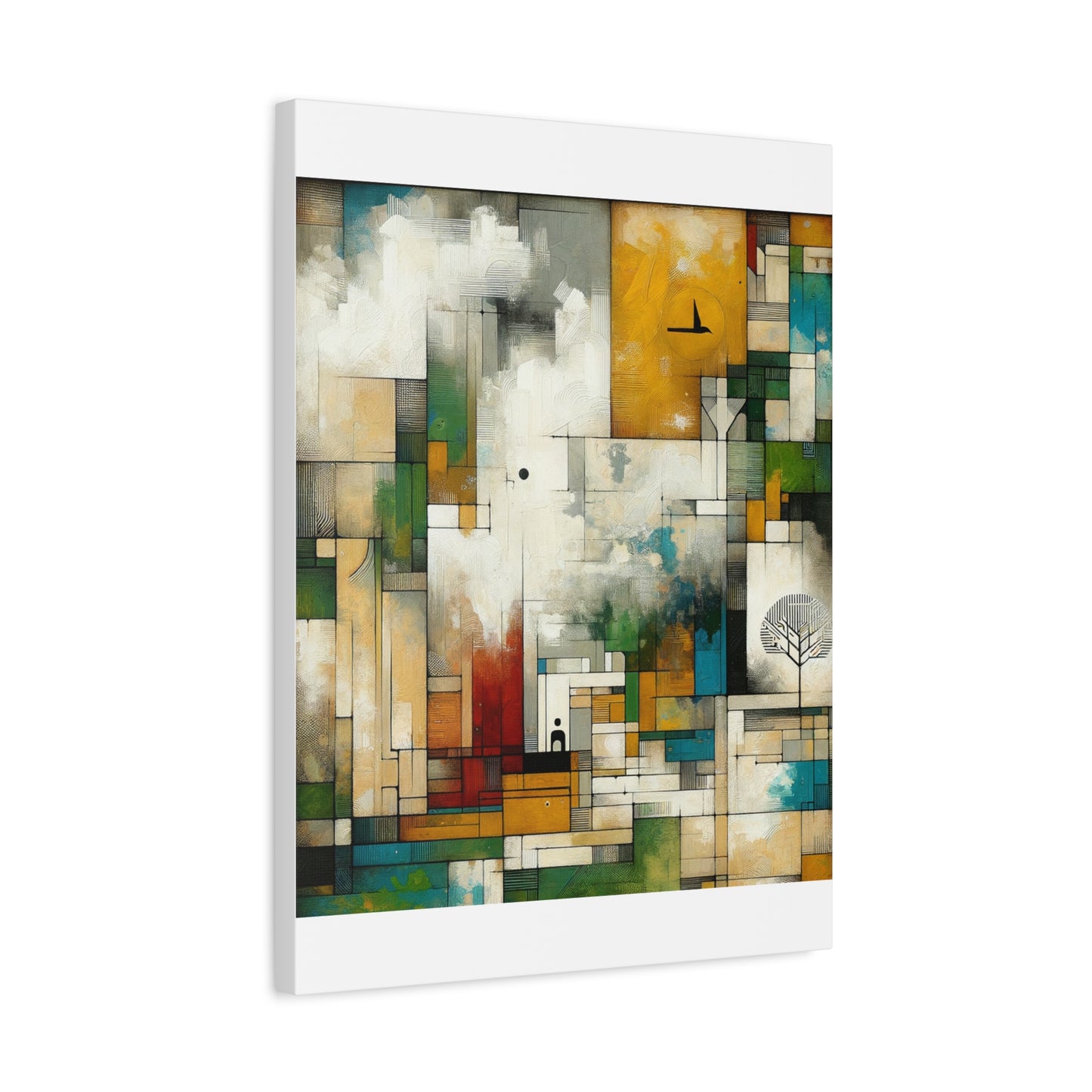 Abstract Geometric Art - Matte Canvas, Stretched, 1.25"