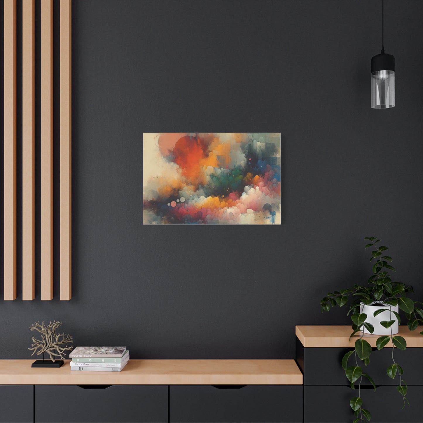 Colorful Abstract Clouds - Matte Canvas, Stretched, 1.25"