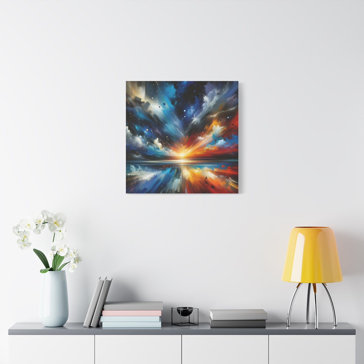 Vibrant Cosmic Sunrise - Matte Canvas, Stretched, 1.25"