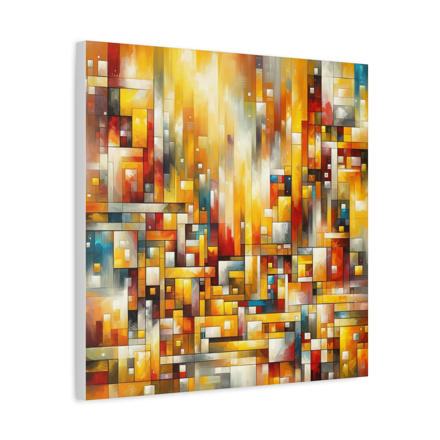 Abstract Geometric Burst - Matte Canvas, Stretched, 1.25"