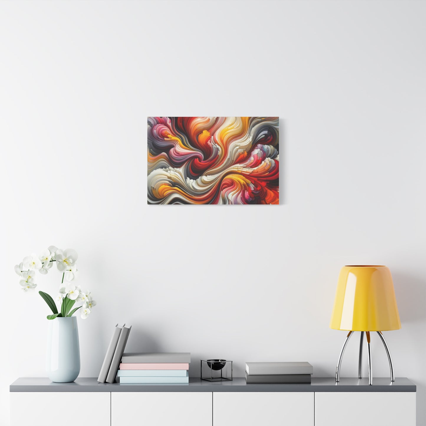 Vibrant Abstract Swirls - Matte Canvas, Stretched, 1.25"