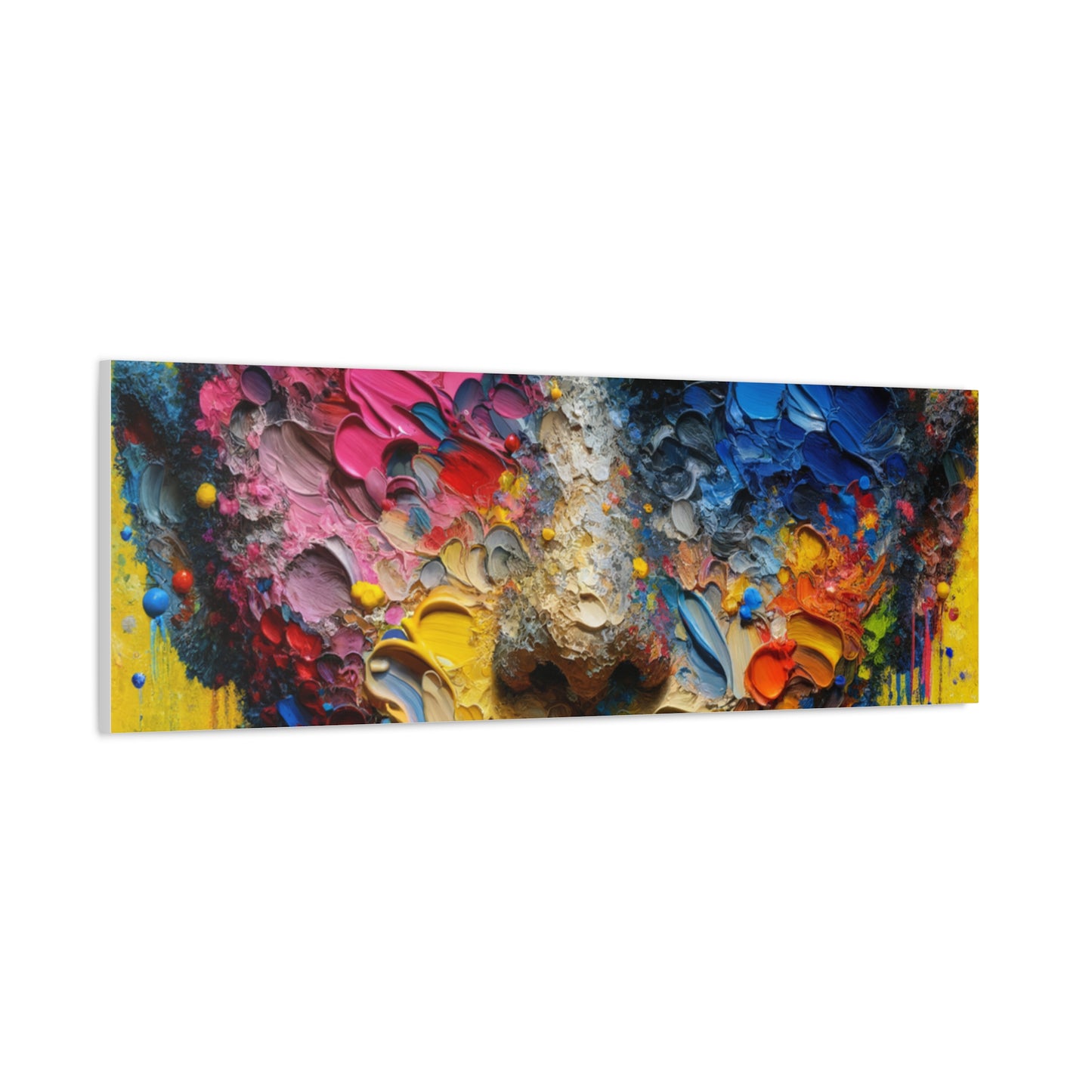 Vibrant Abstract Portrait - Matte Canvas, Stretched, 1.25"