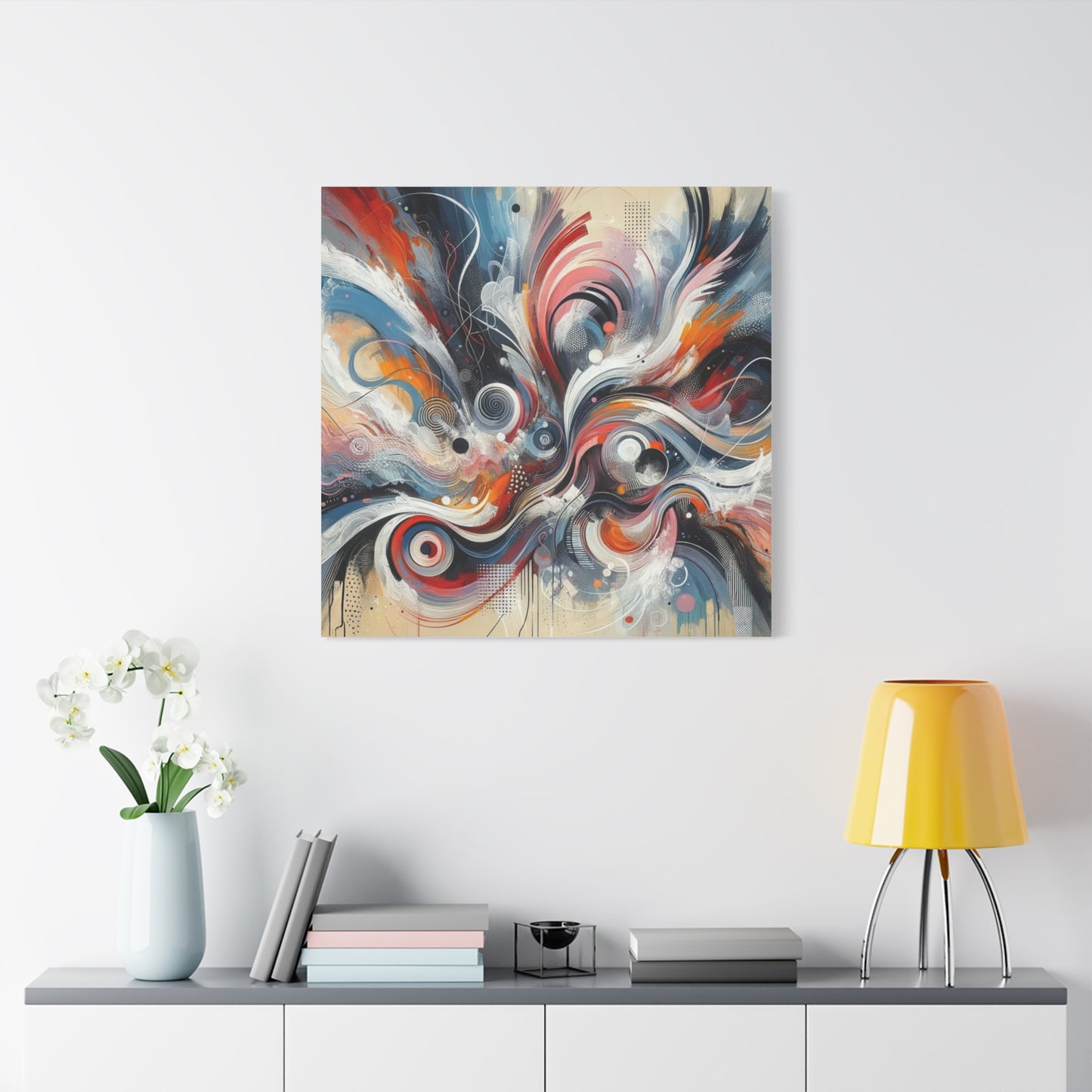 Abstract Swirl Matte Canvas, Stretched, 1.25"