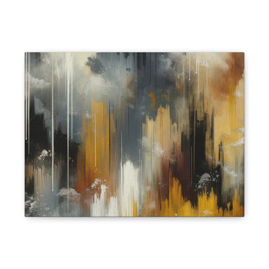 Abstract Drizzle - Matte Canvas, Stretched, 1.25"