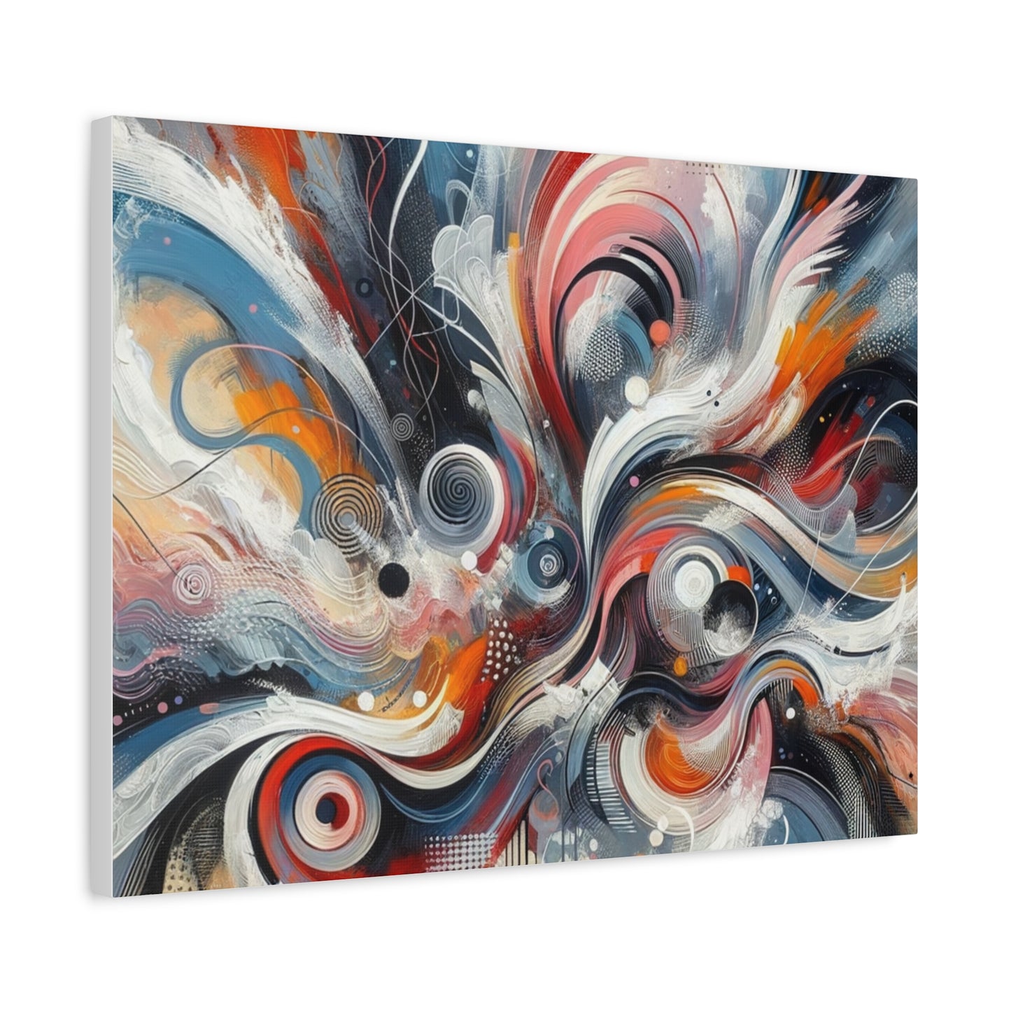 Abstract Swirl Matte Canvas, Stretched, 1.25"