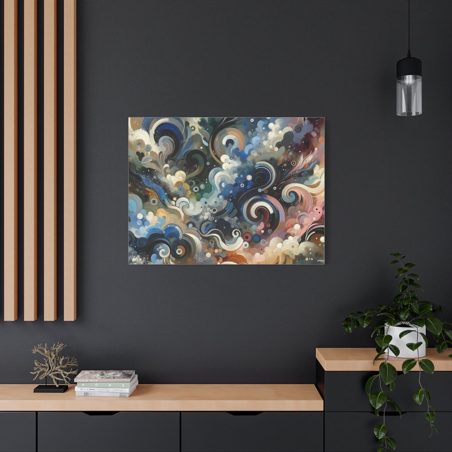 Abstract Swirls - Matte Canvas, Stretched, 1.25"