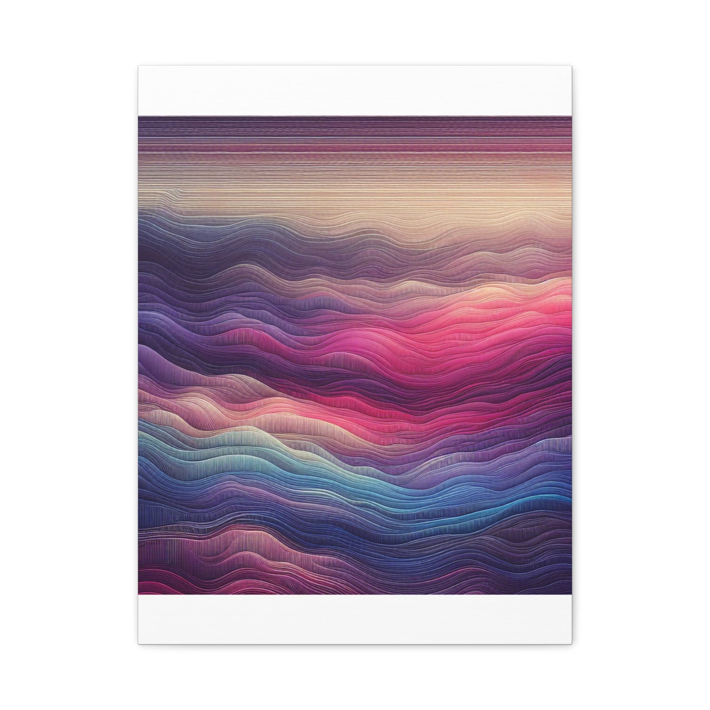 Wave Harmony - Matte Canvas, Stretched, 1.25"