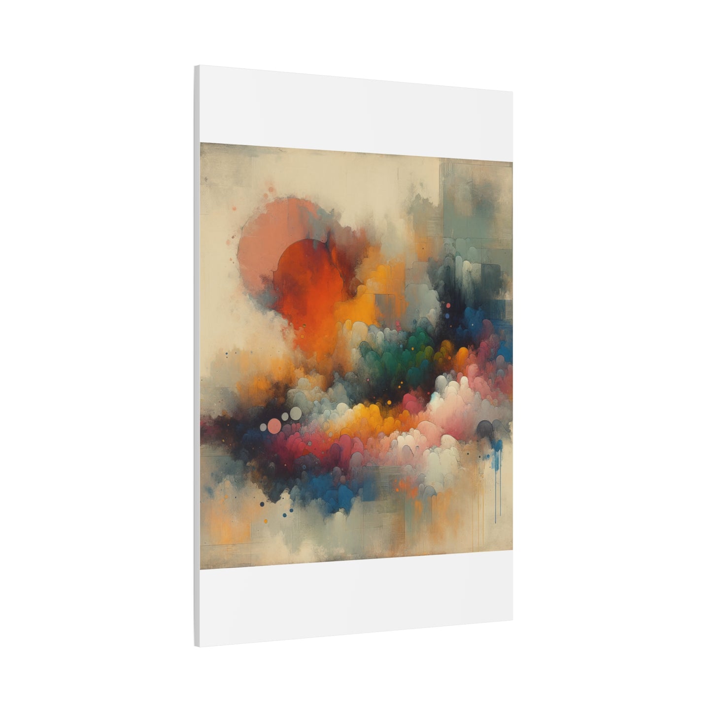 Colorful Abstract Clouds - Matte Canvas, Stretched, 1.25"