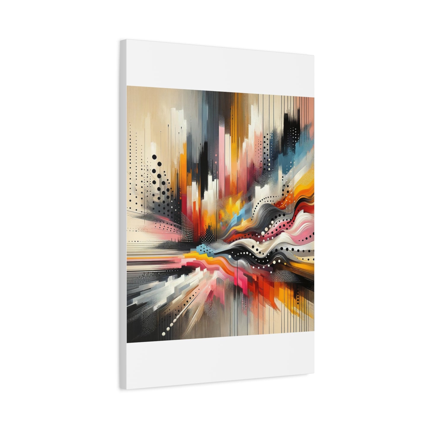 Abstract Color Symphony - Matte Canvas, Stretched, 1.25"