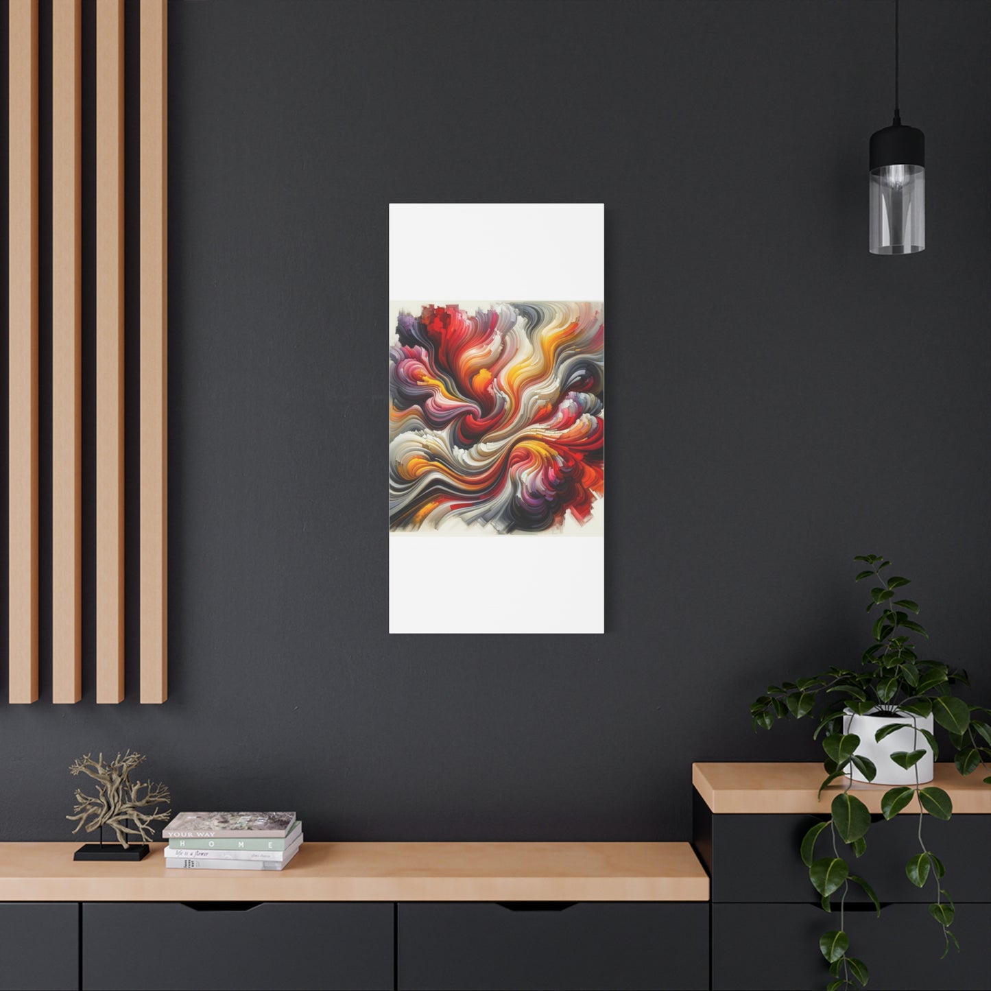 Vibrant Abstract Swirls - Matte Canvas, Stretched, 1.25"