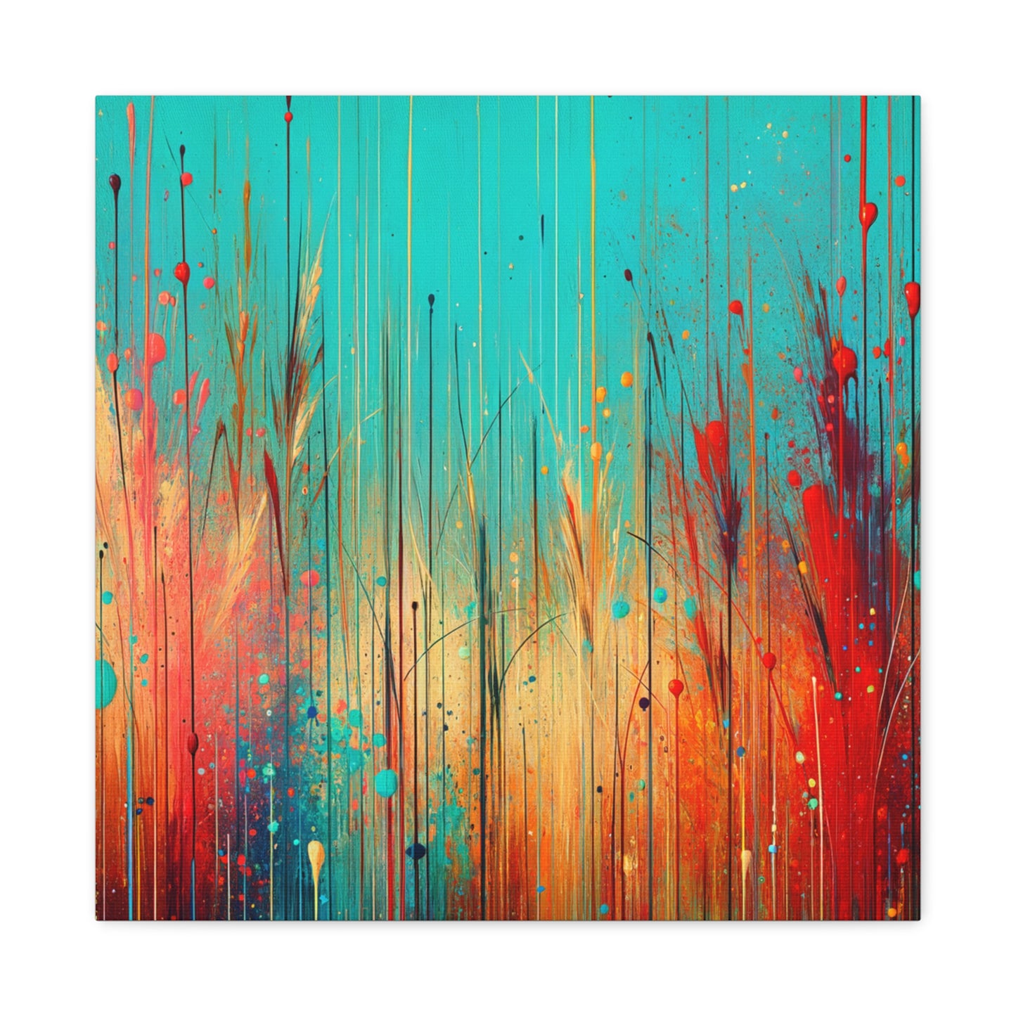 Vibrant Abstract Landscape - Matte Canvas, Stretched, 1.25"