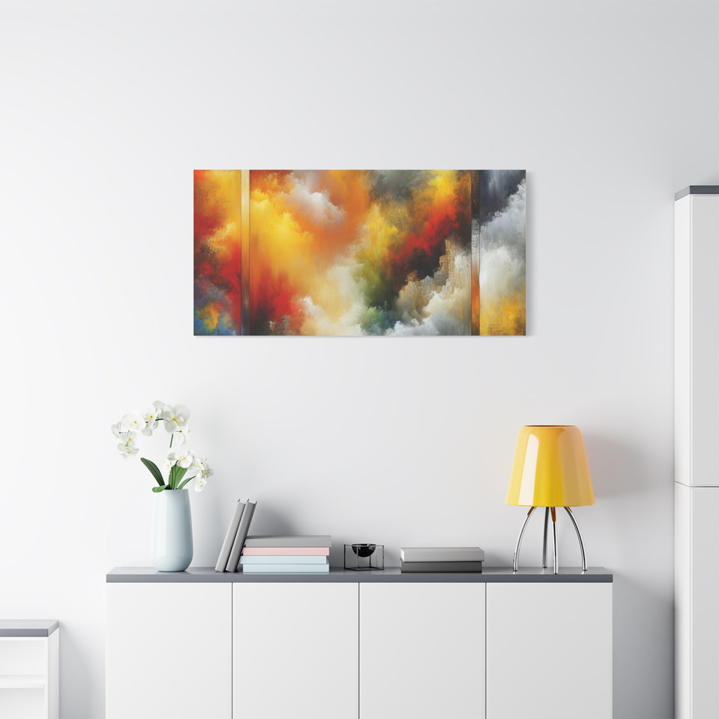 Abstract Colorful Clouds - Matte Canvas, Stretched, 1.25"