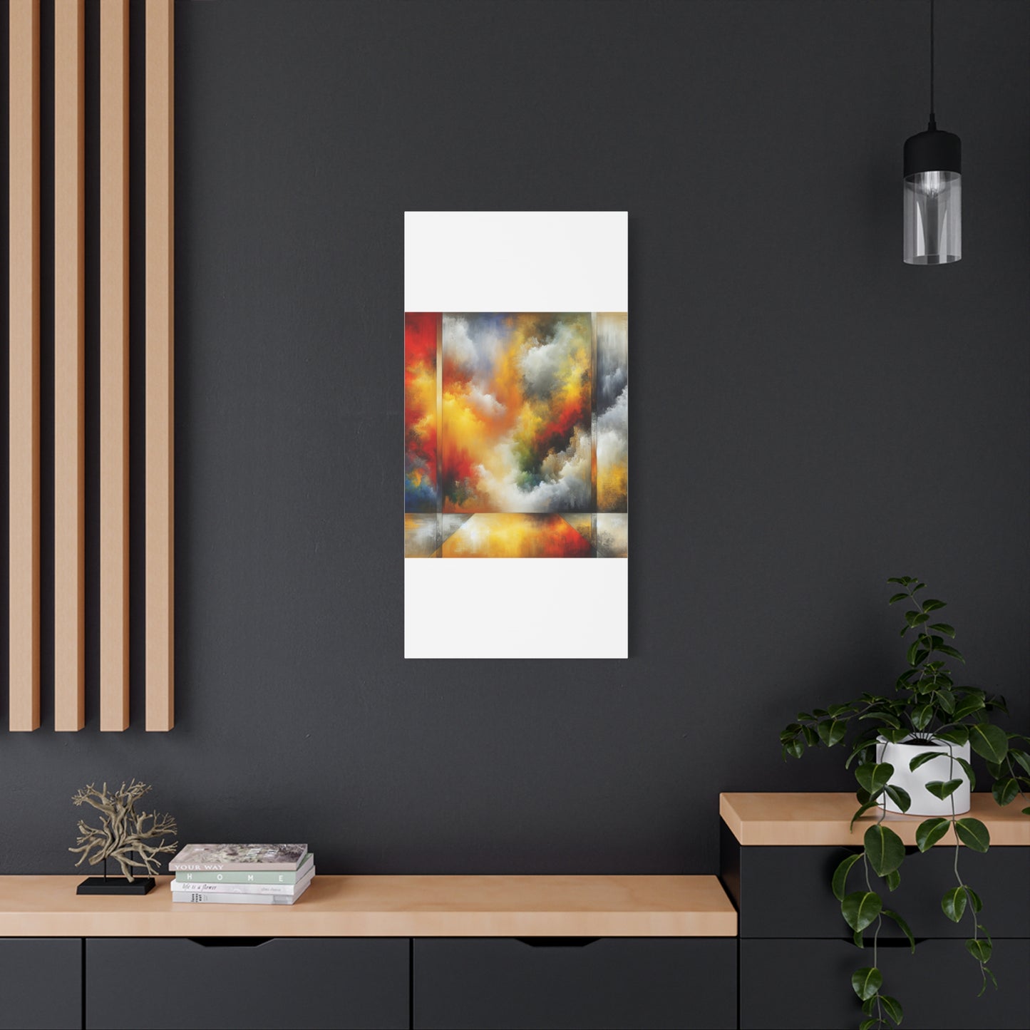 Abstract Colorful Clouds - Matte Canvas, Stretched, 1.25"