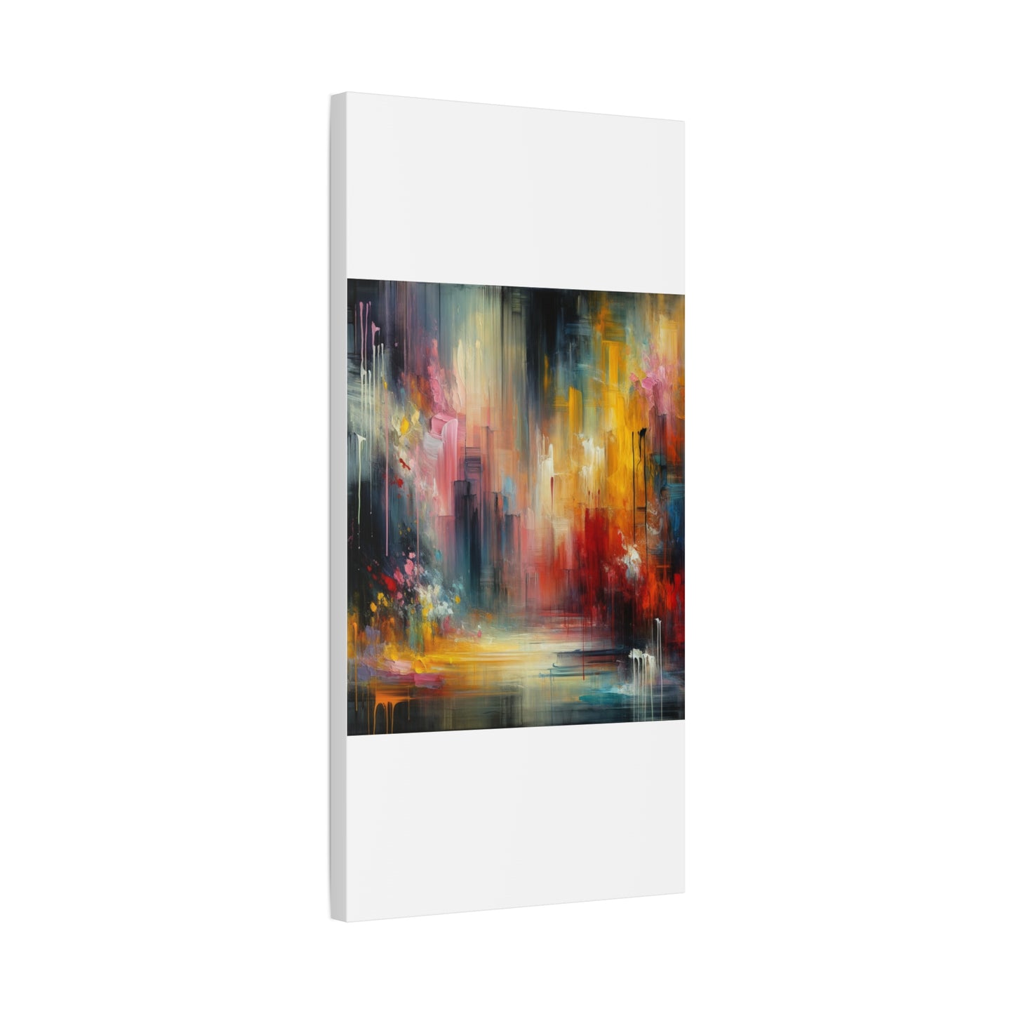 Abstract Brushstrokes - Matte Canvas, Stretched, 1.25"