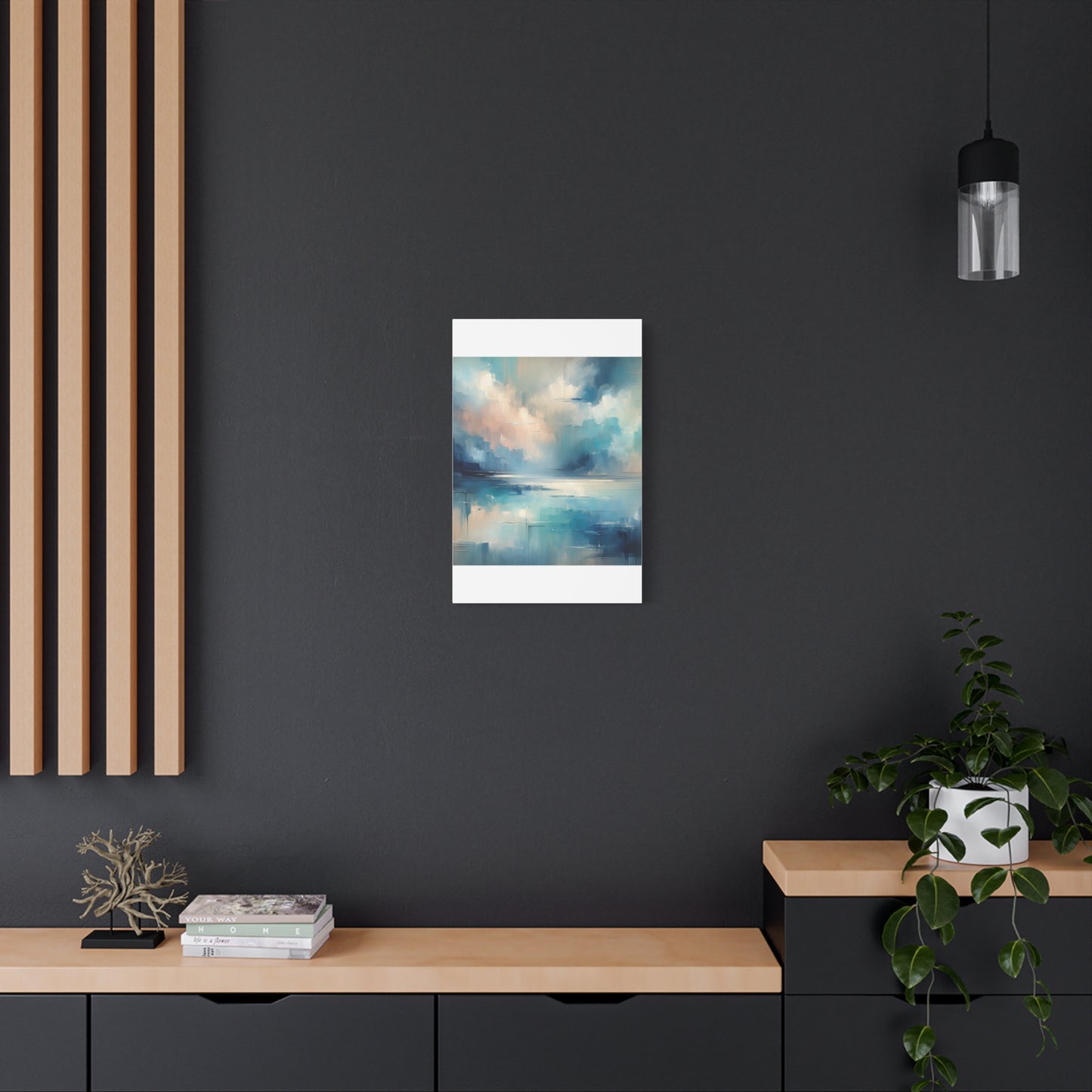 Abstract Sky Reflection - Matte Canvas, Stretched, 1.25"