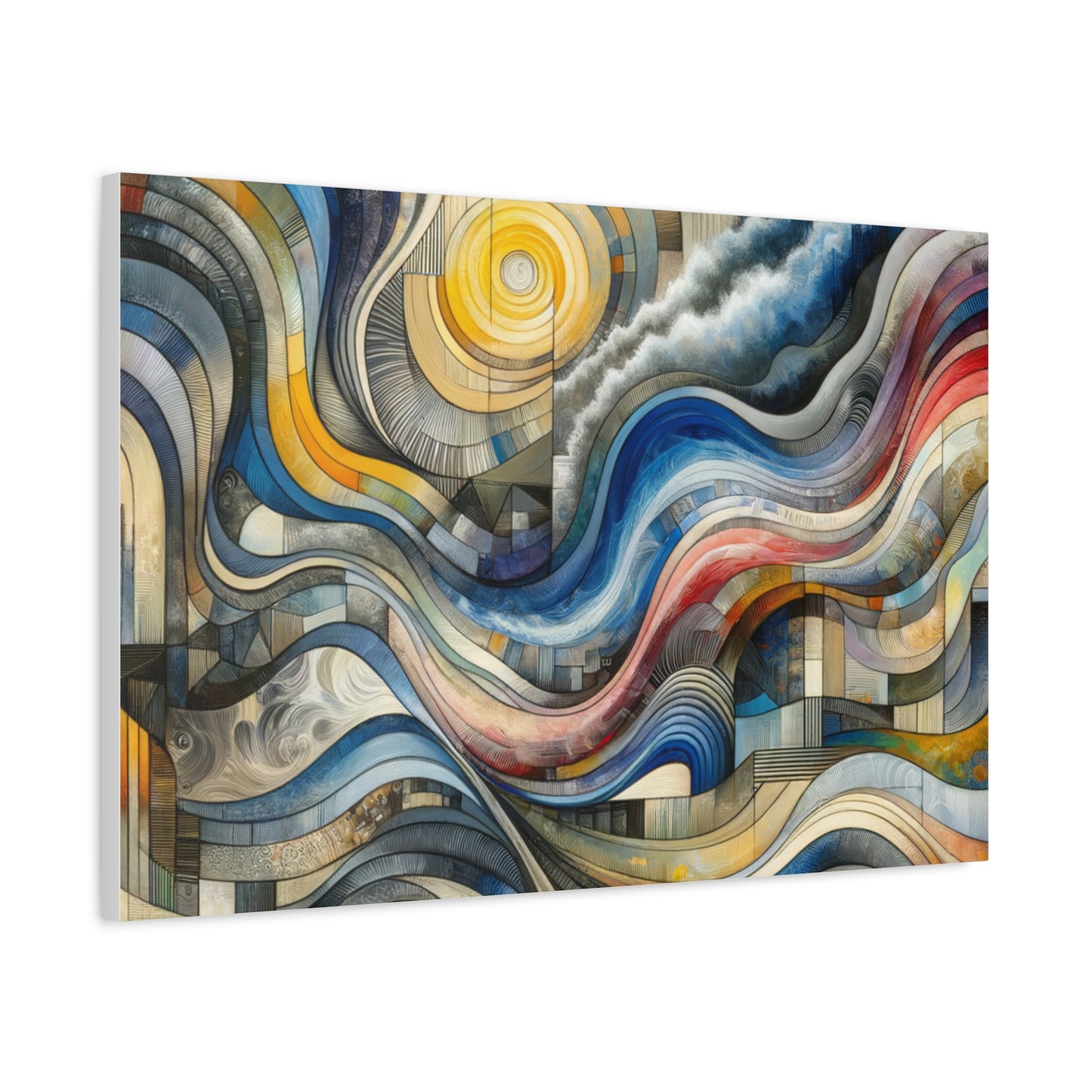 Abstract Waves - Matte Canvas, Stretched, 1.25"