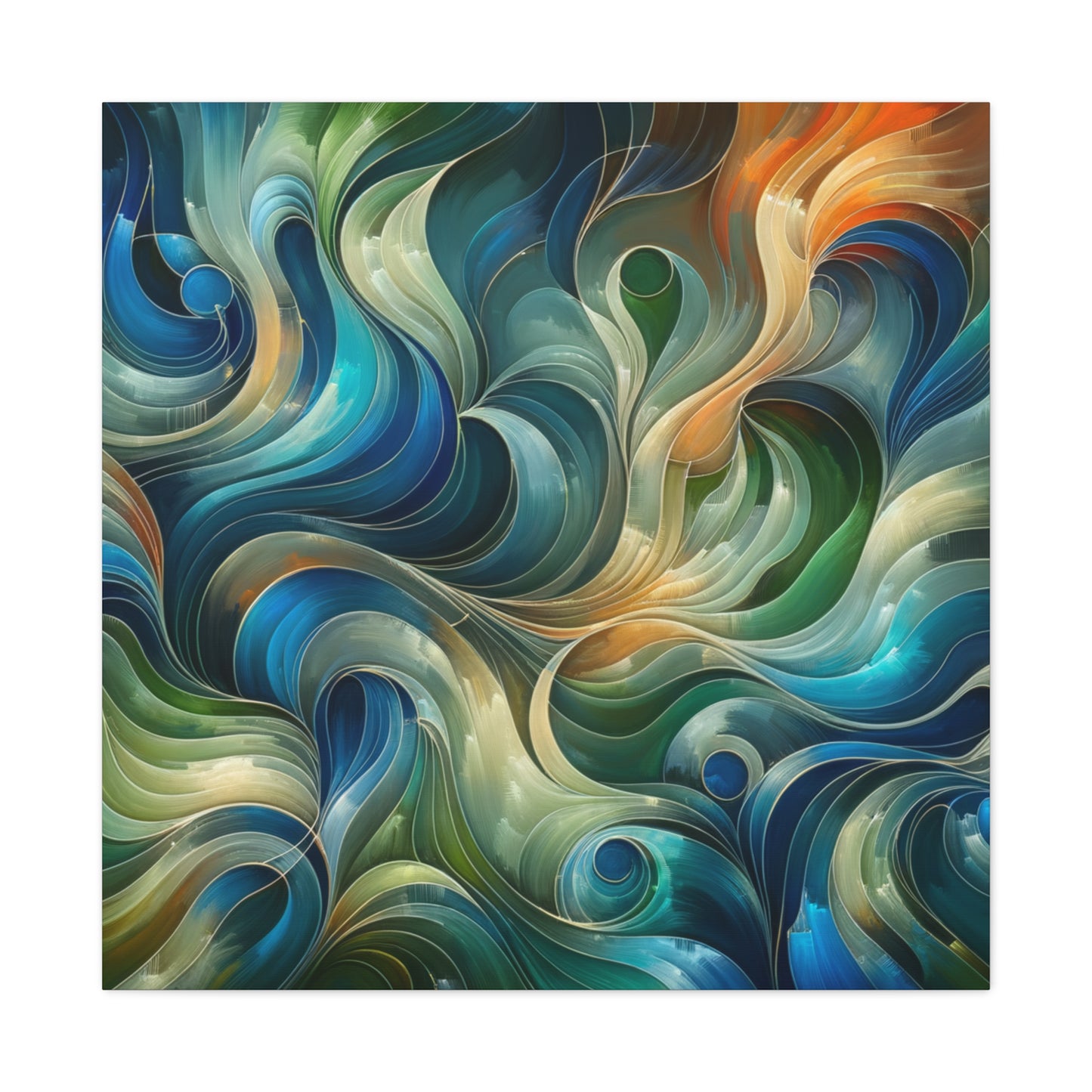 Abstract Swirls - Matte Canvas, Stretched, 1.25"