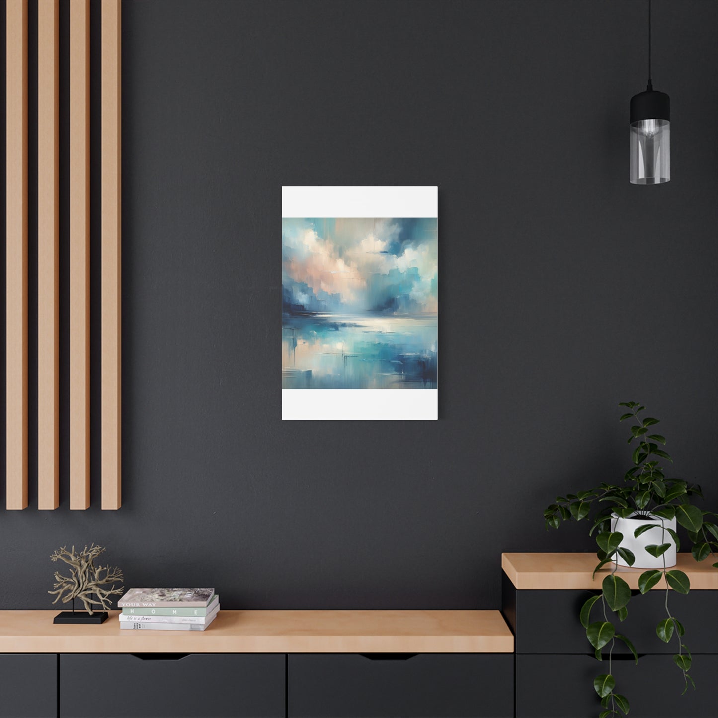 Abstract Sky Reflection - Matte Canvas, Stretched, 1.25"