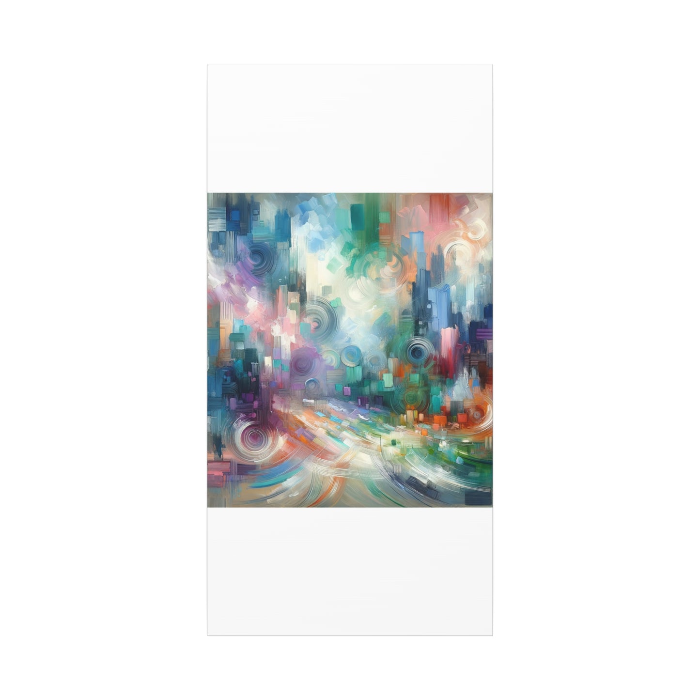 Abstract Color Symphony - Matte Canvas, Stretched, 1.25"