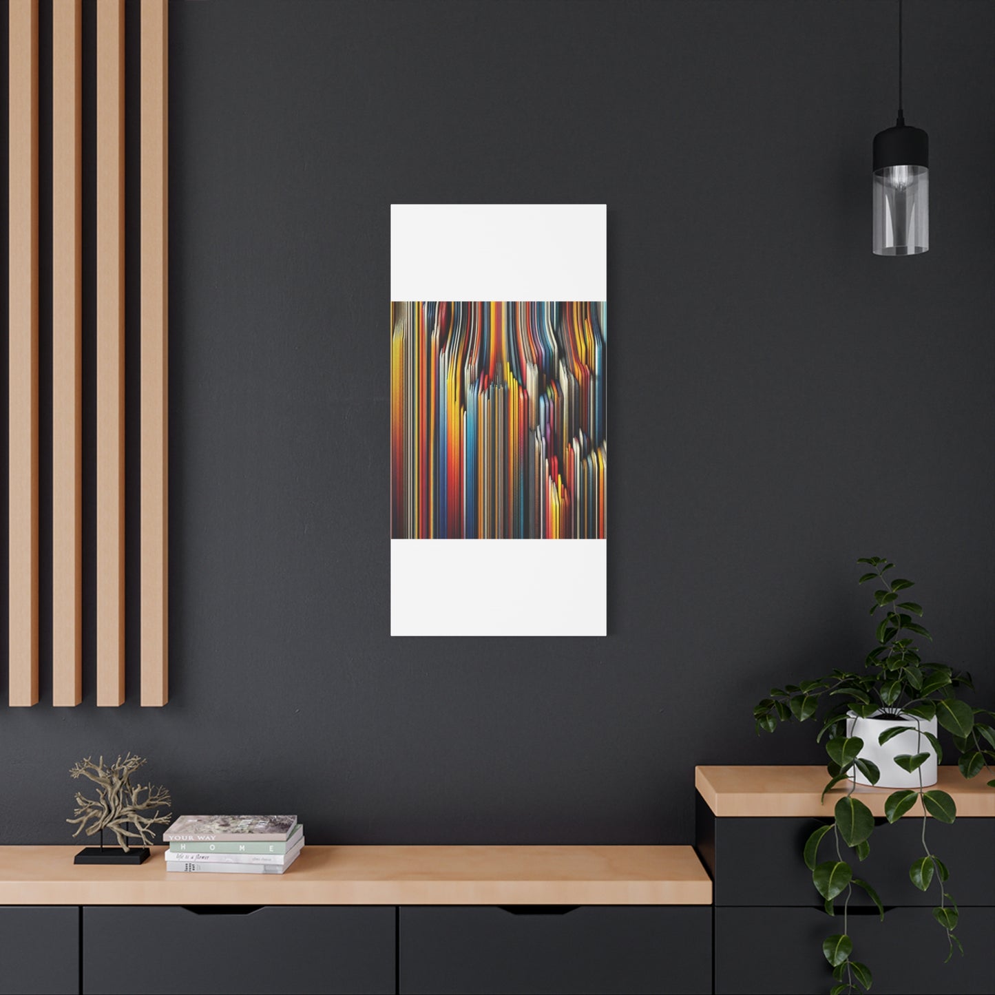 Vibrant Abstract Lines - Matte Canvas, Stretched, 1.25"