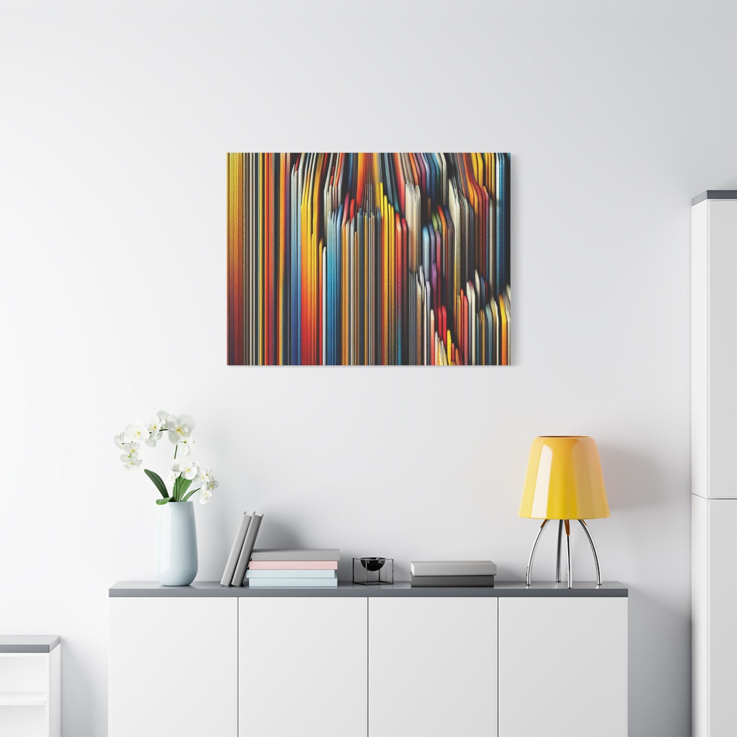 Vibrant Abstract Lines - Matte Canvas, Stretched, 1.25"