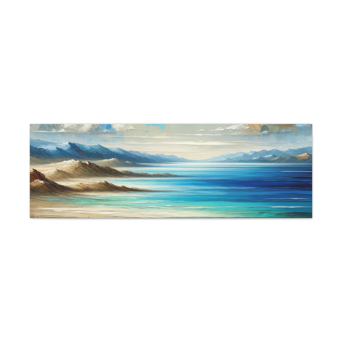 Matte Canvas, Stretched, 1.25" - Abstract Seaside Enchantment