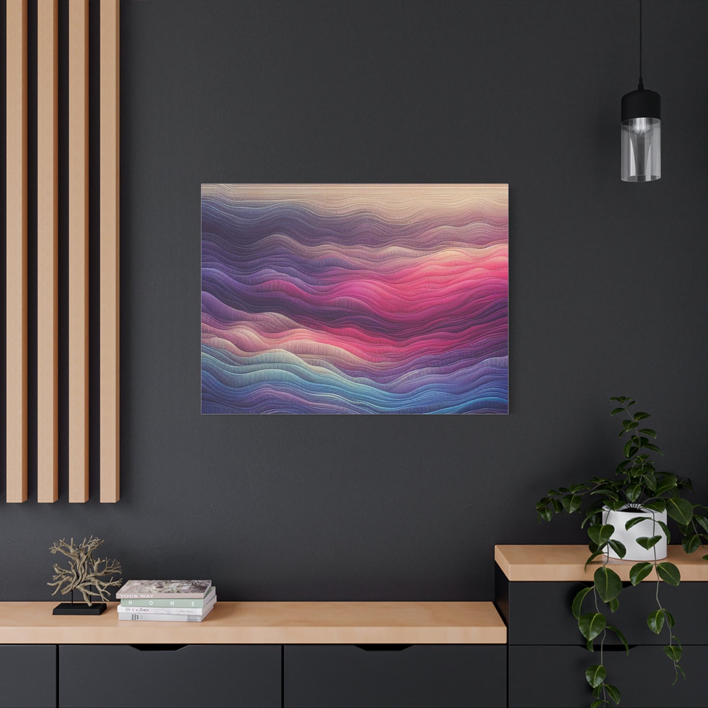 Wave Harmony - Matte Canvas, Stretched, 1.25"