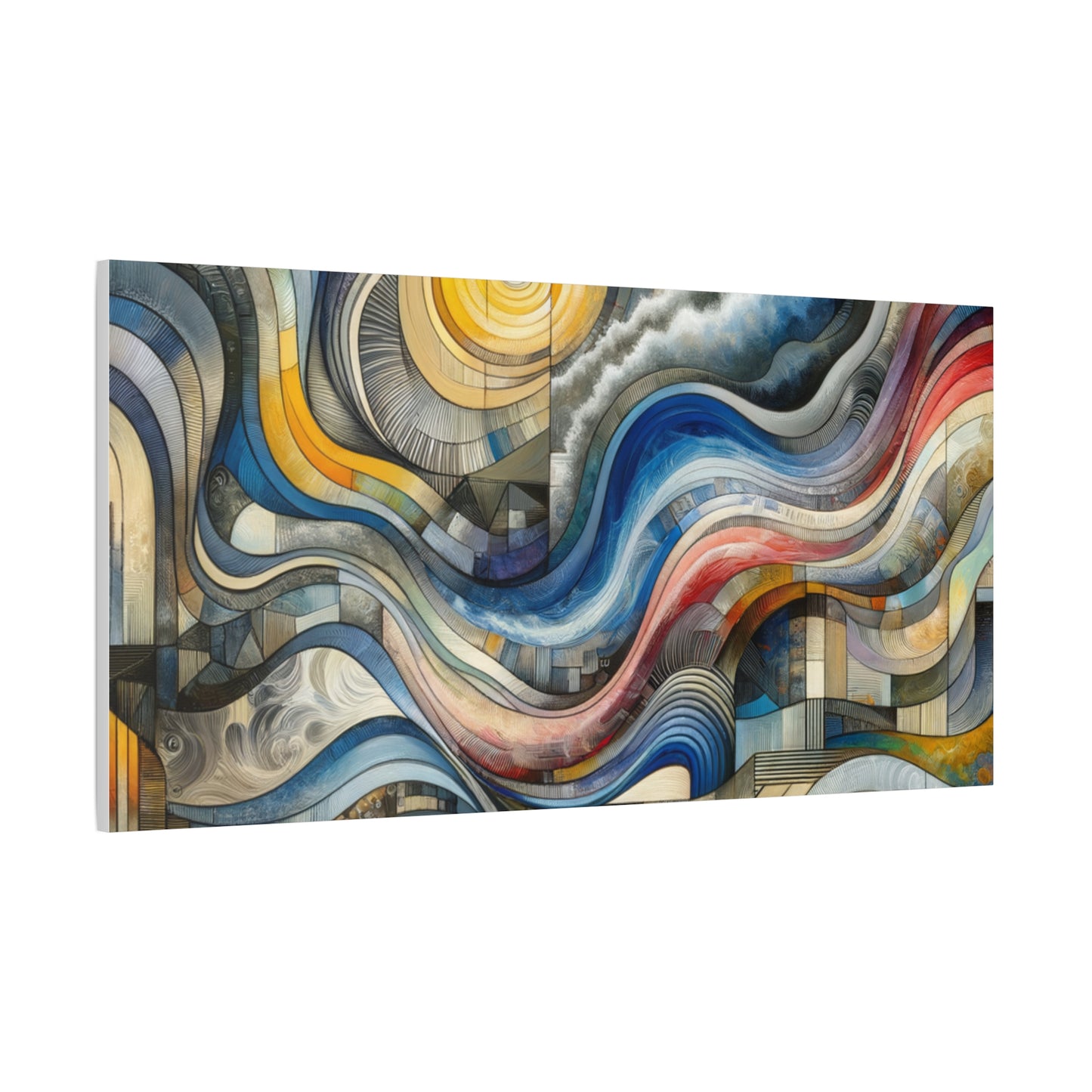 Abstract Waves - Matte Canvas, Stretched, 1.25"