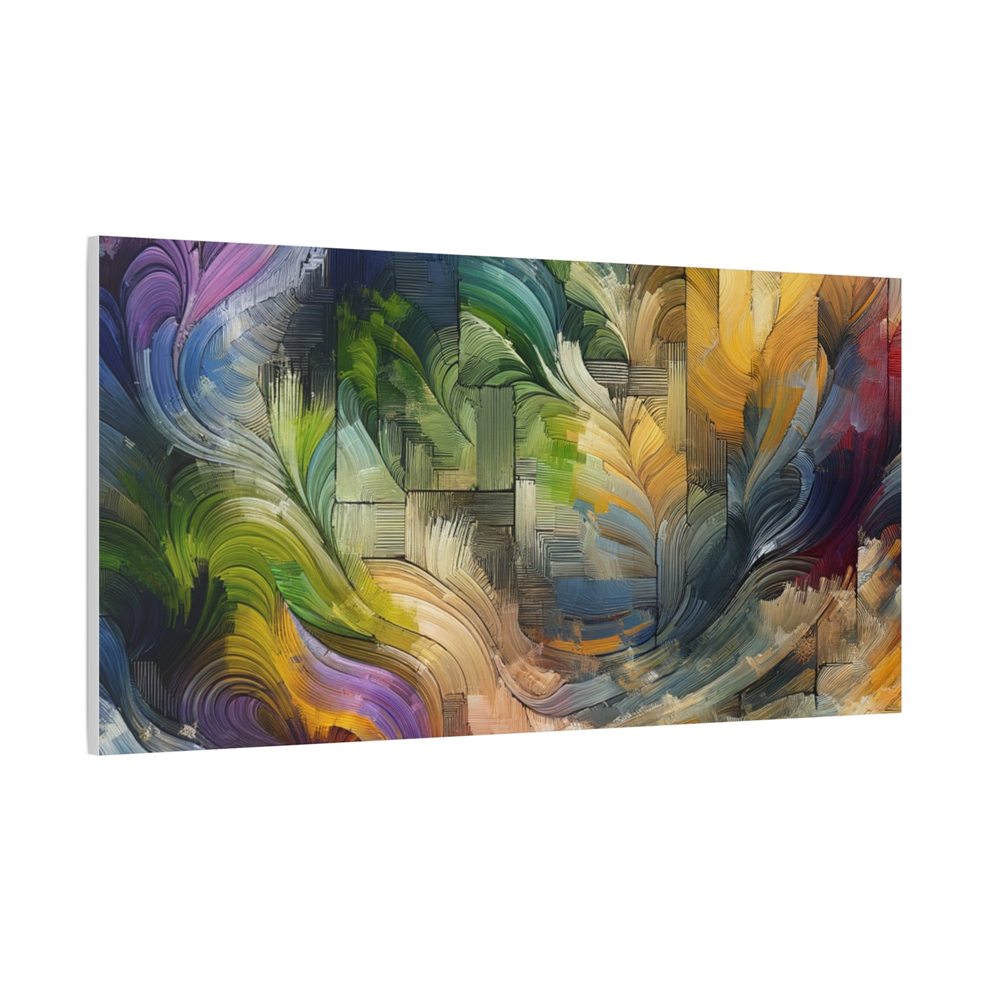 Colorful Abstract Swirls - Matte Canvas, Stretched, 1.25"