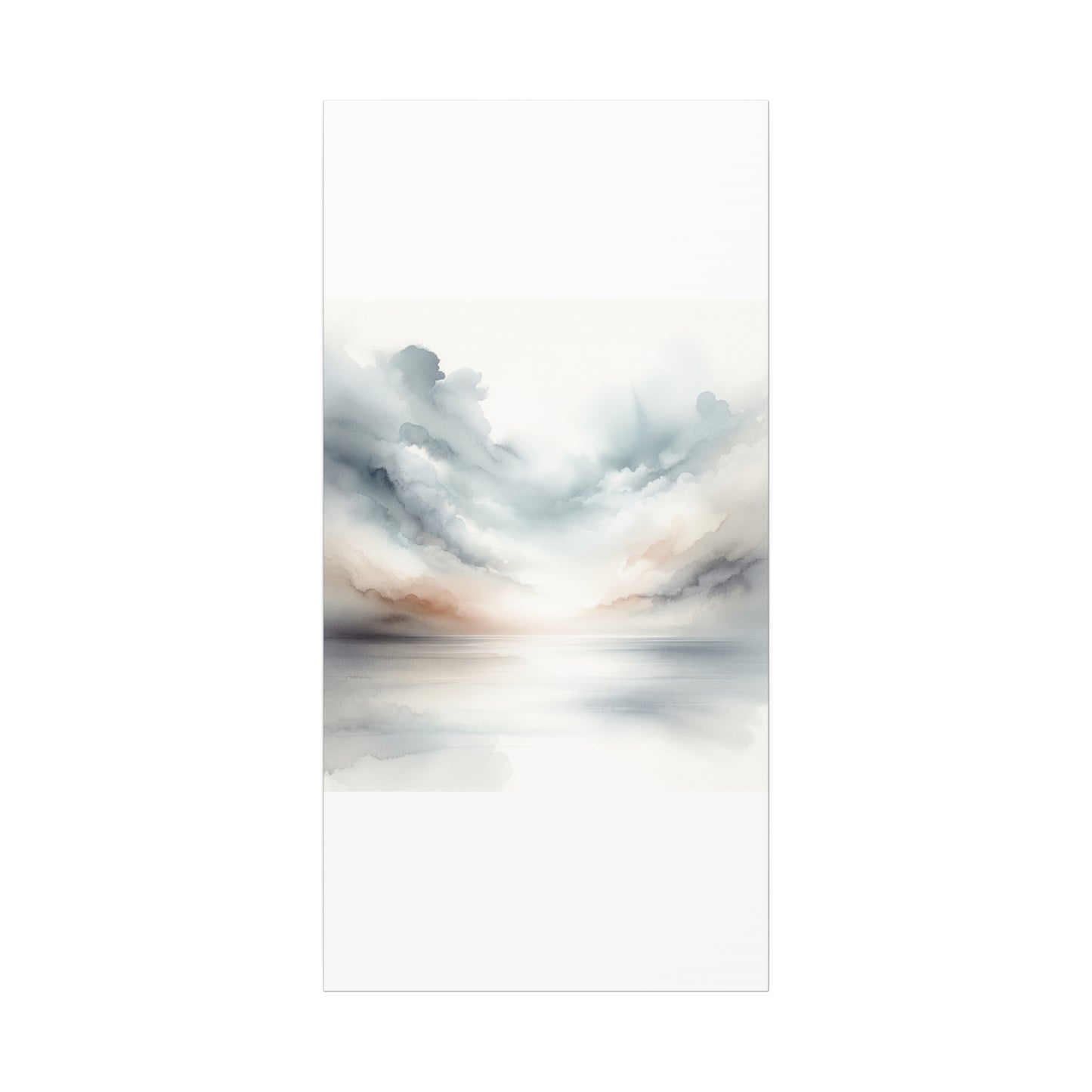 Matte Canvas, Stretched, 1.25" - Serene Watercolor Sky