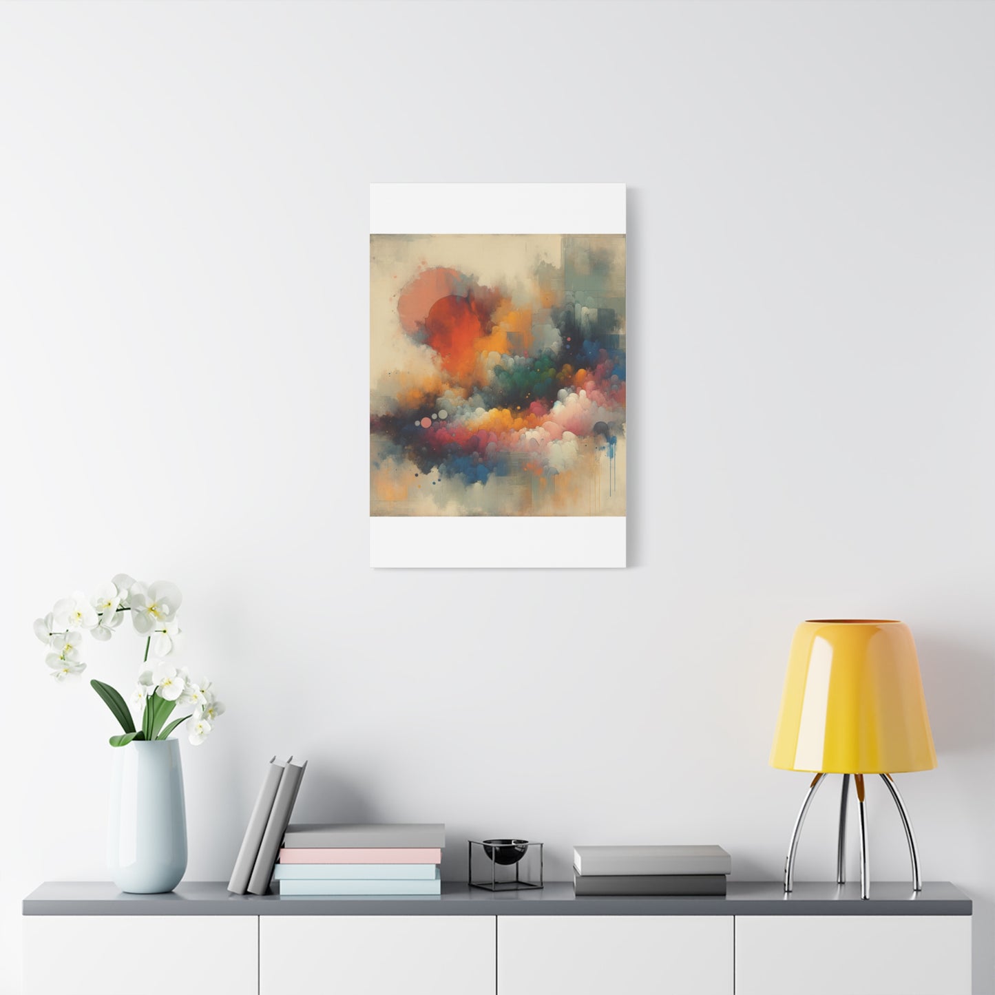 Colorful Abstract Clouds - Matte Canvas, Stretched, 1.25"