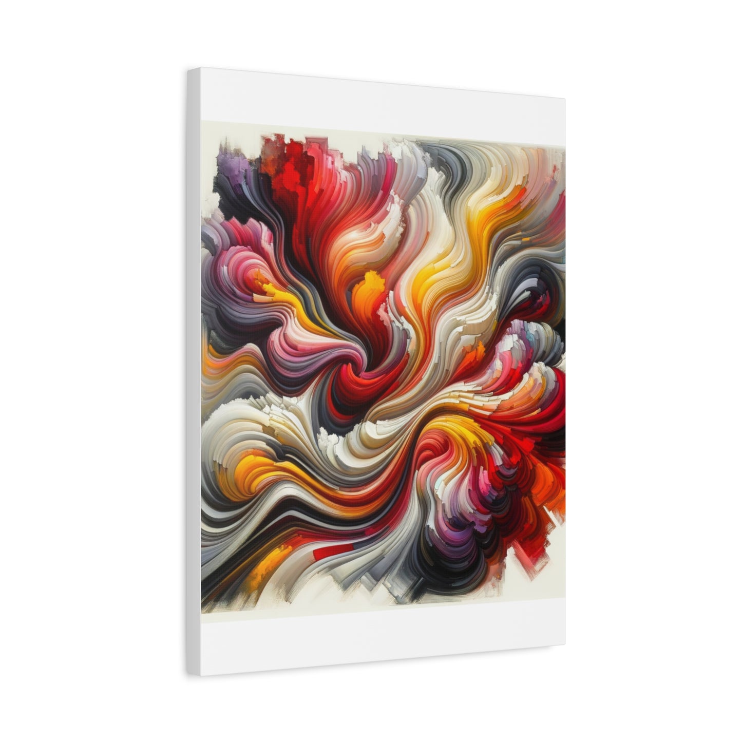 Vibrant Abstract Swirls - Matte Canvas, Stretched, 1.25"