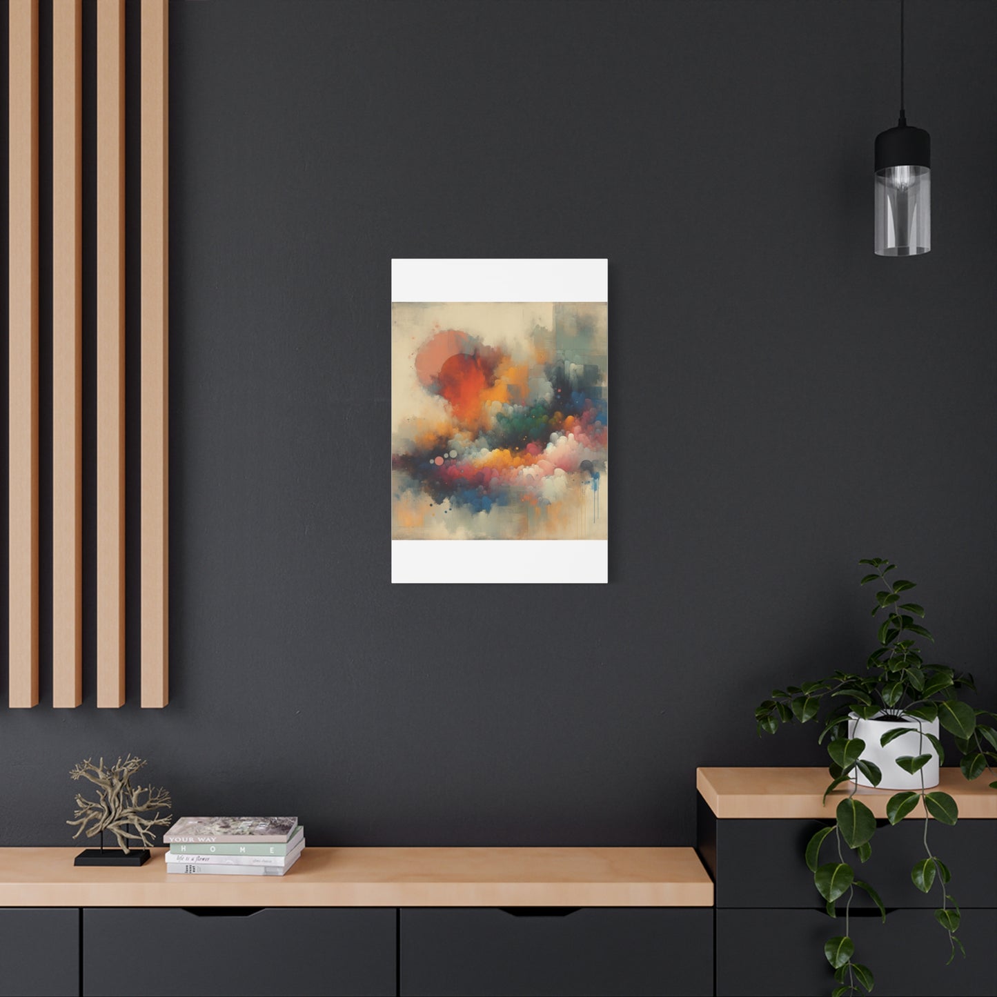 Colorful Abstract Clouds - Matte Canvas, Stretched, 1.25"