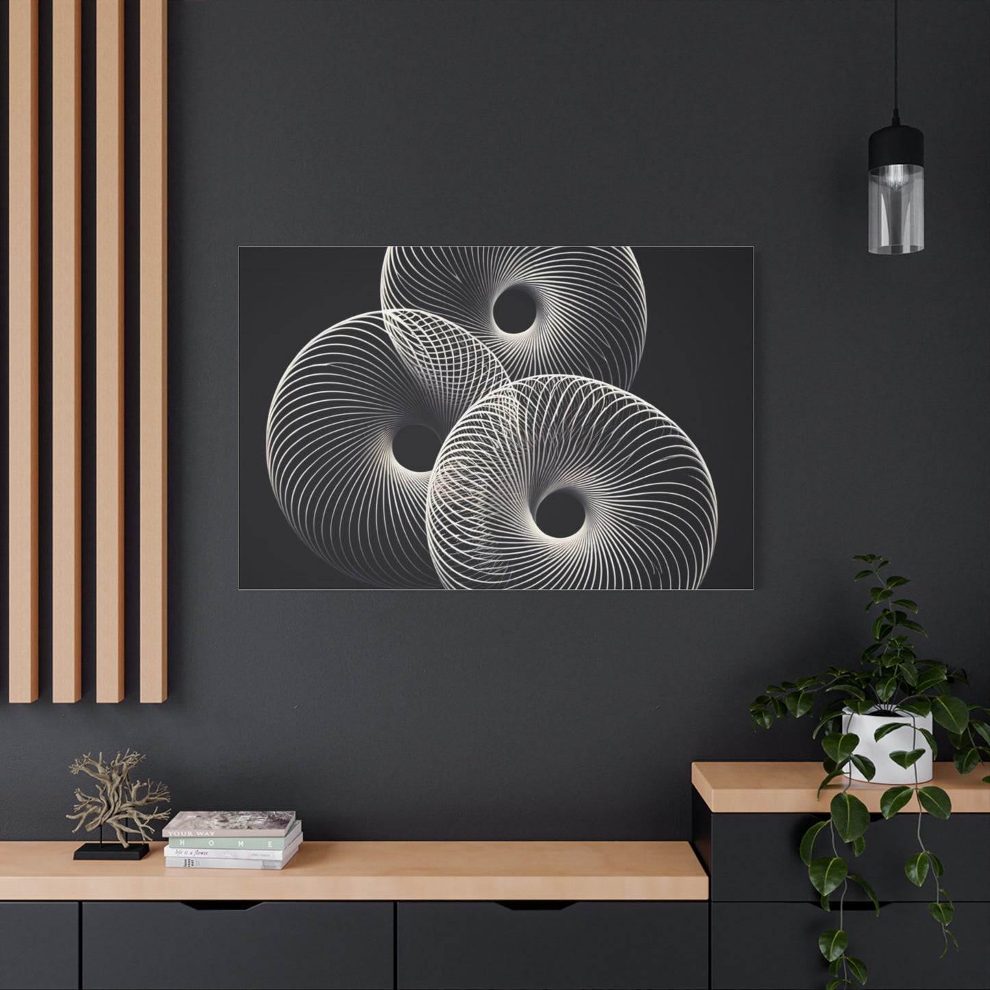 Abstract Spirals Matte Canvas, Stretched, 1.25"