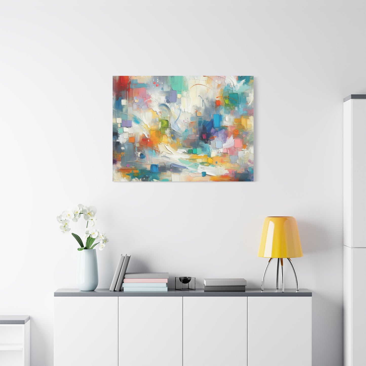 Abstract Color Burst - Matte Canvas, Stretched, 1.25"