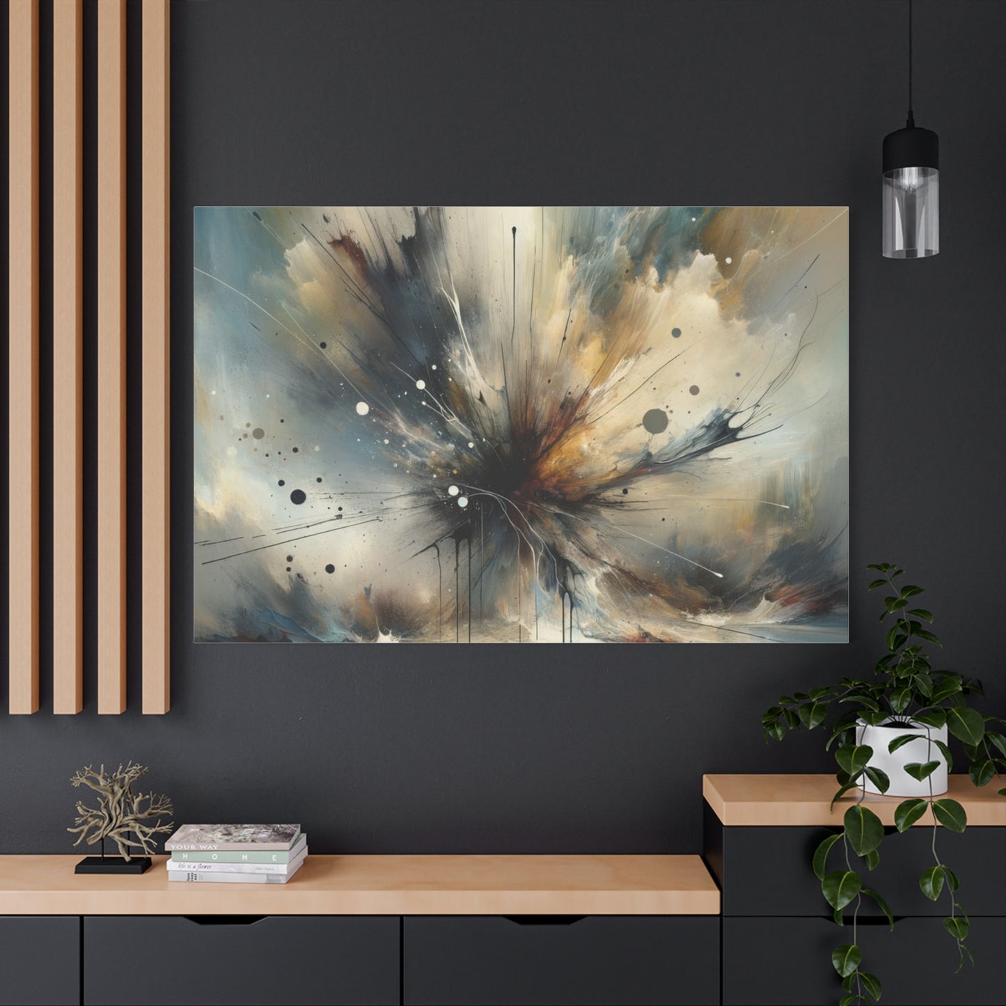 Abstract Explosion - Matte Canvas, Stretched, 1.25"