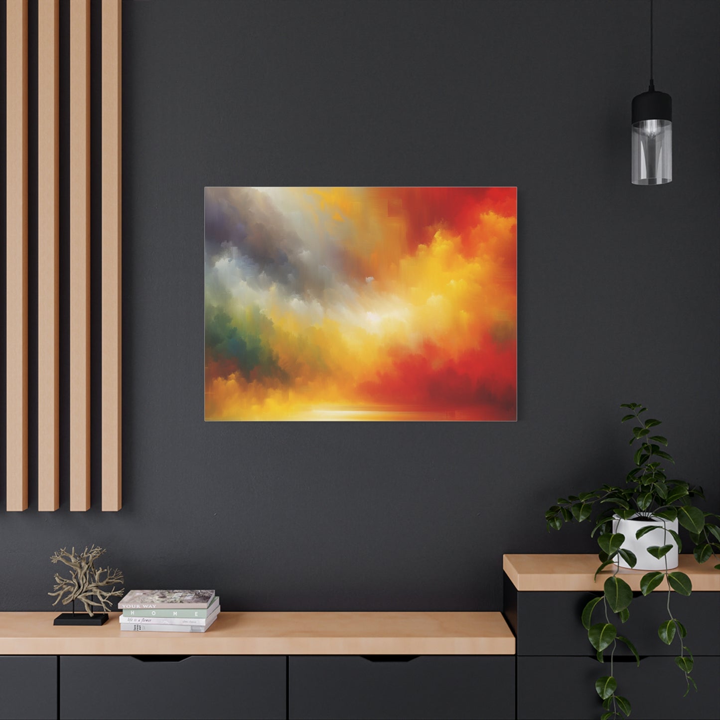 Vibrant Abstract Sky - Matte Canvas, Stretched, 1.25"