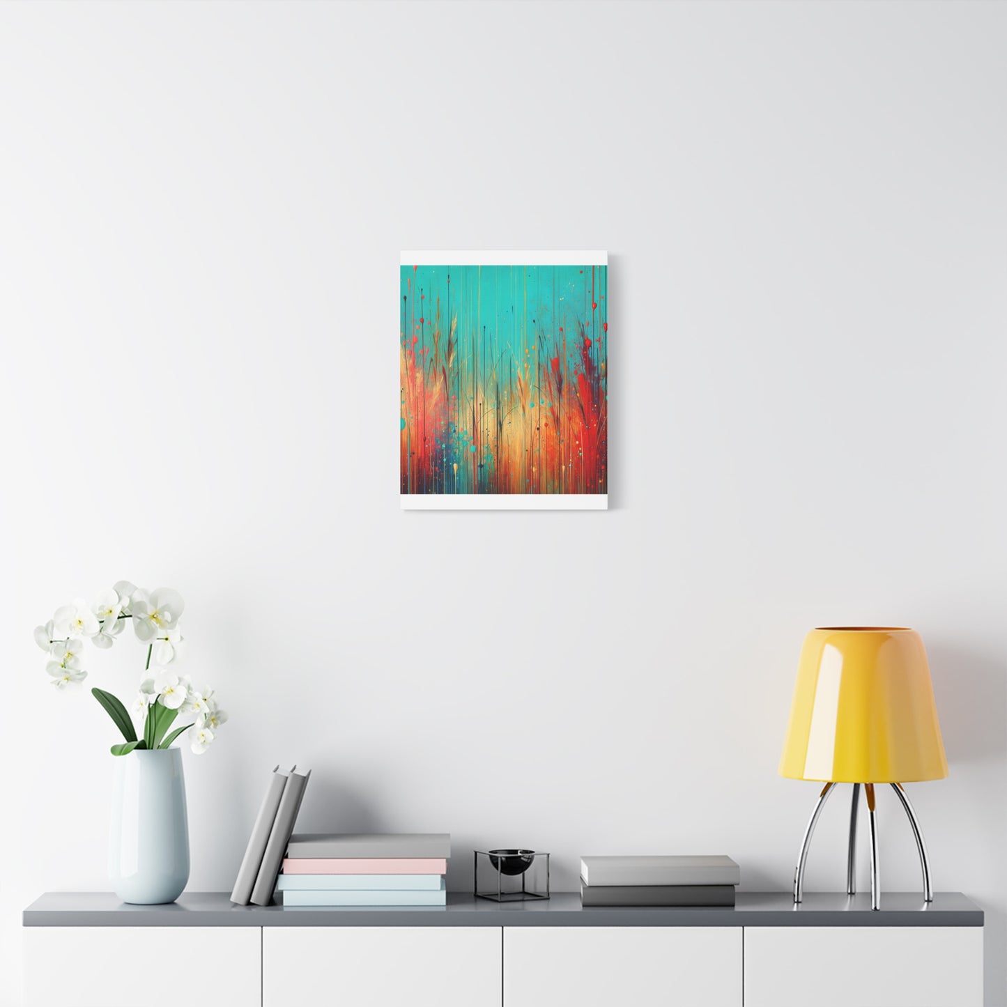 Vibrant Abstract Landscape - Matte Canvas, Stretched, 1.25"