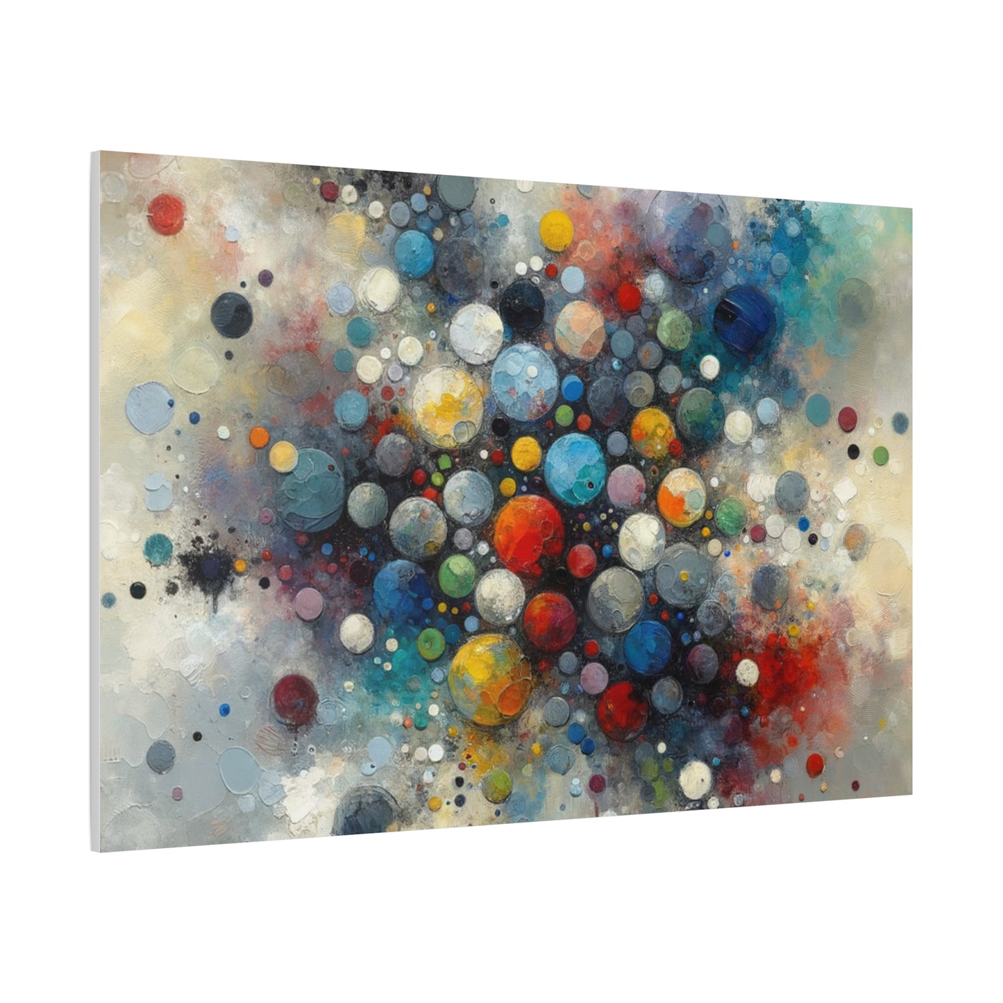 Vibrant Abstract Circles - Matte Canvas, Stretched, 1.25"