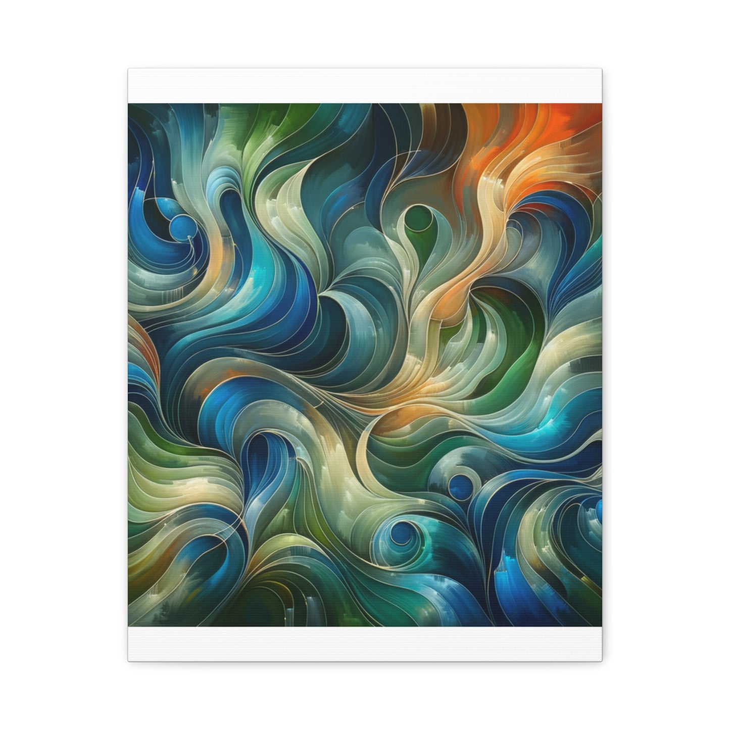 Abstract Swirls - Matte Canvas, Stretched, 1.25"